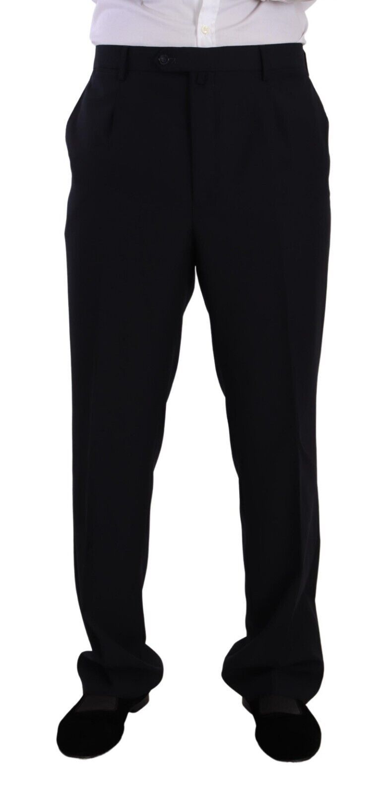 بدلة رسمية من البوليستر الأزرق بصدر واحد من دومينيكو تاجلينتي