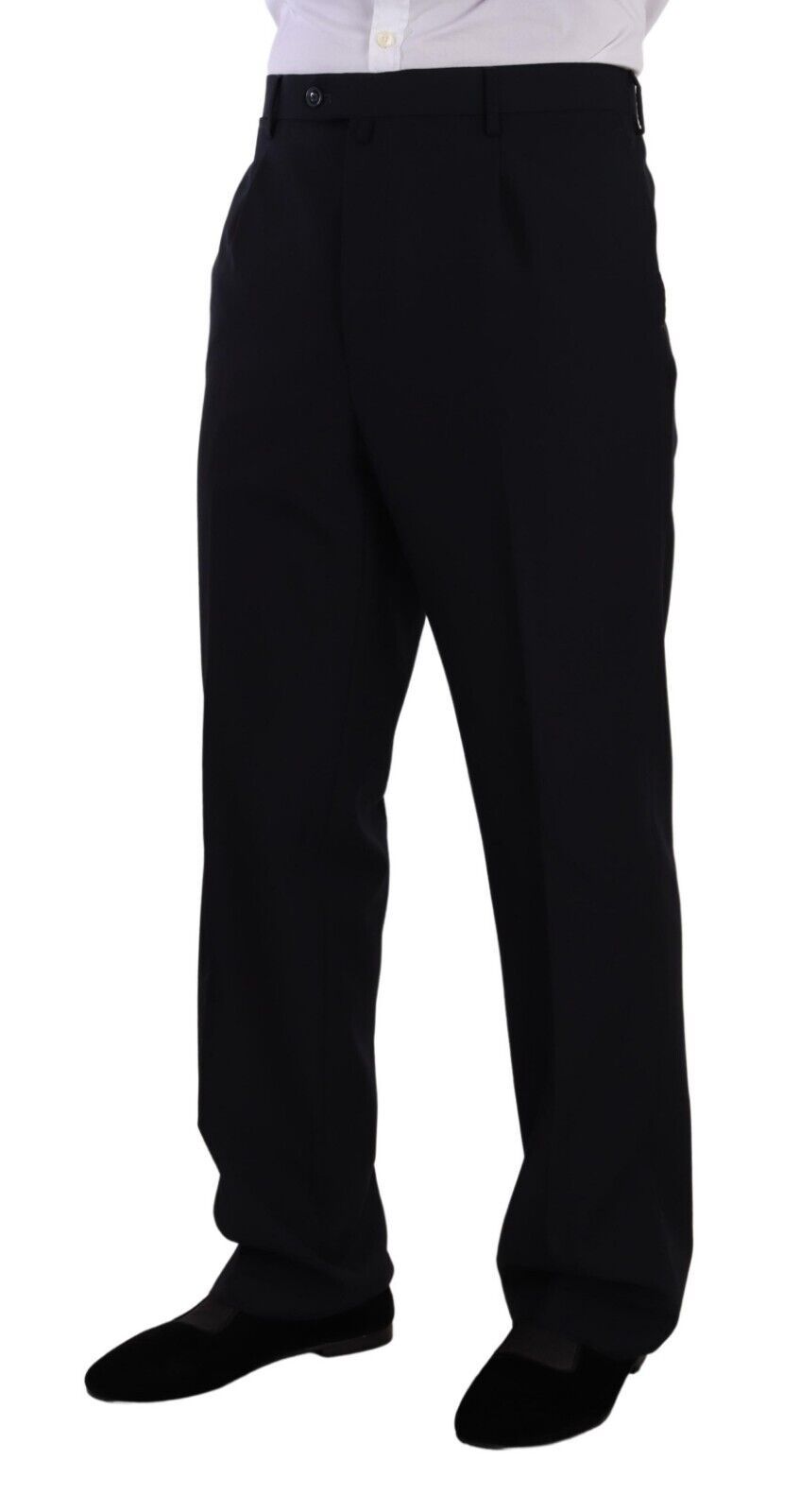 بدلة رسمية من البوليستر الأزرق بصدر واحد من دومينيكو تاجلينتي