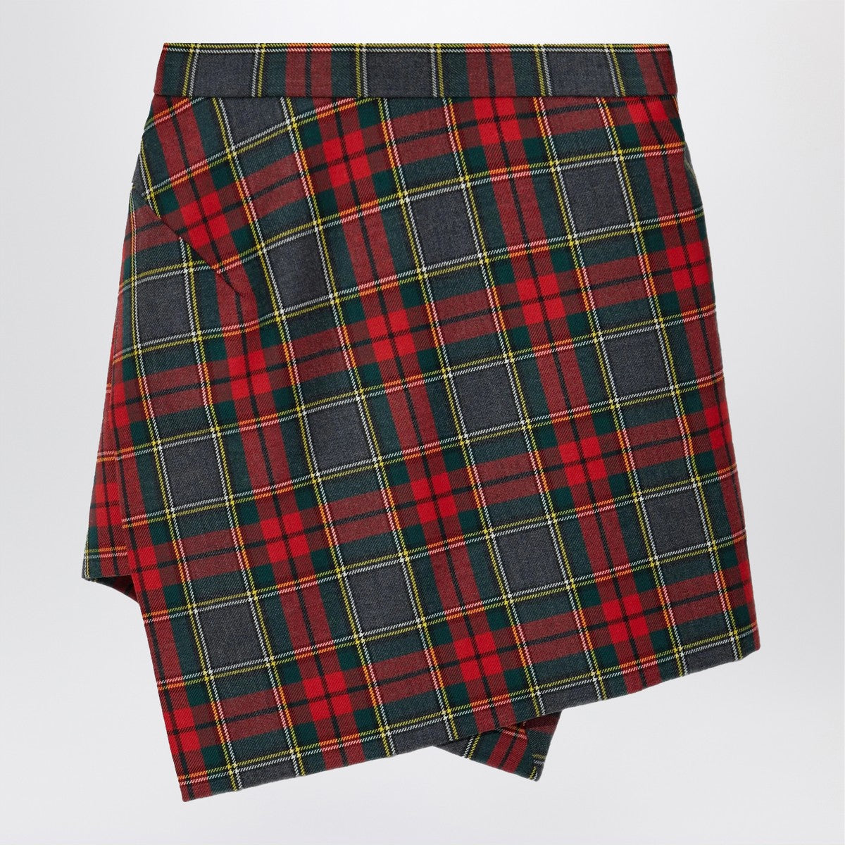 Vivienne Westwood Vivienne Westwood Wool mini skirt with tartan pattern