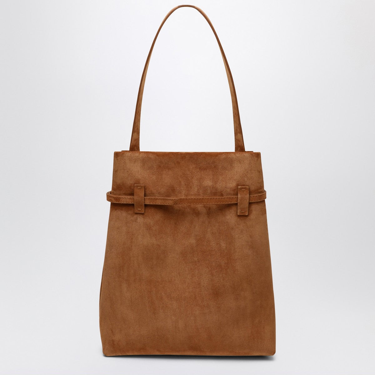 Manu Atelier Manu Atelier Tote Du Jour Camel suede tote bag