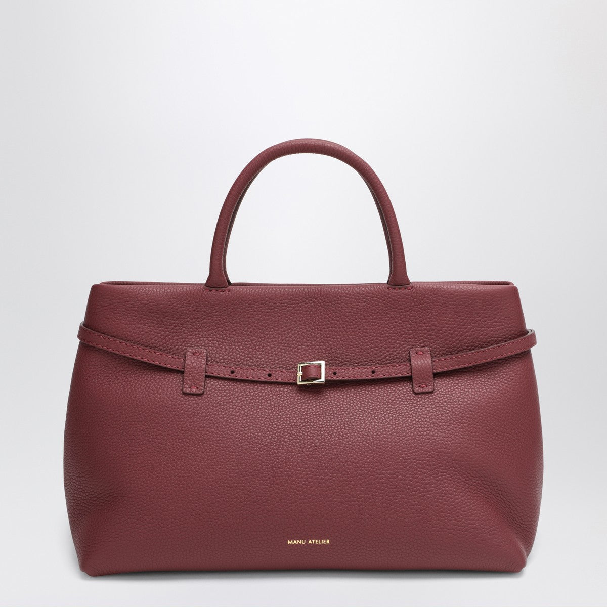 Manu Atelier Manu Atelier Le Cambon 35 burgundy bag in suede