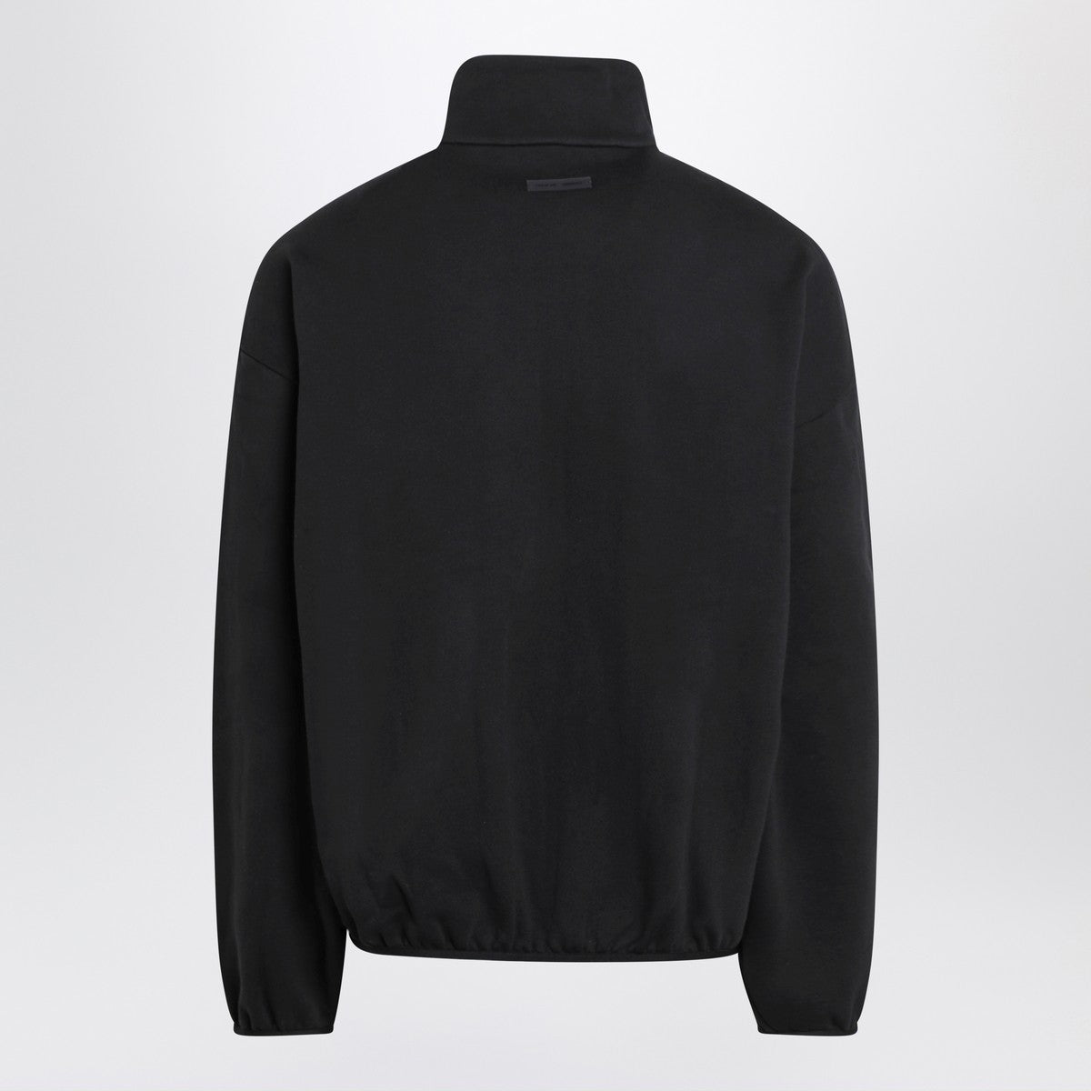 Fear of God Essentials Fear of God Essentials Black zip sweatshirt with contrasting trims
