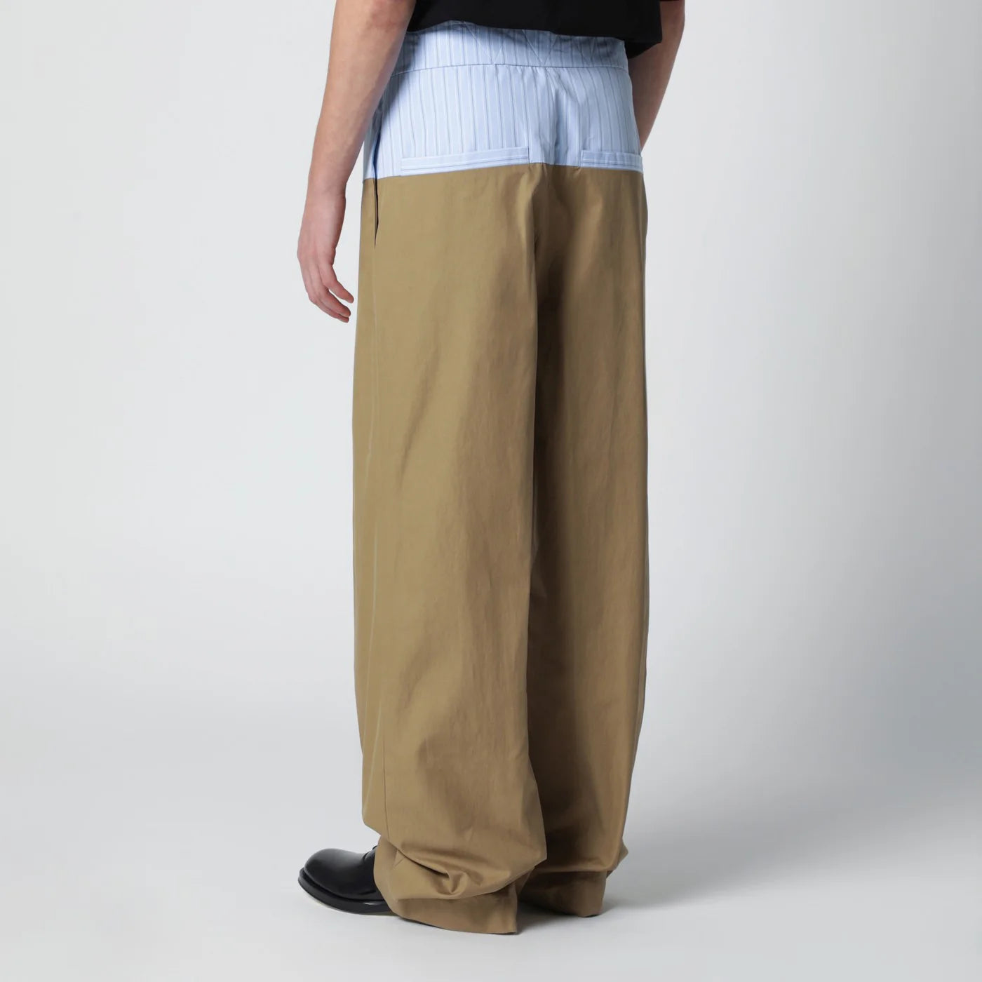 Dries Van Noten Trousers with contrasting waistband