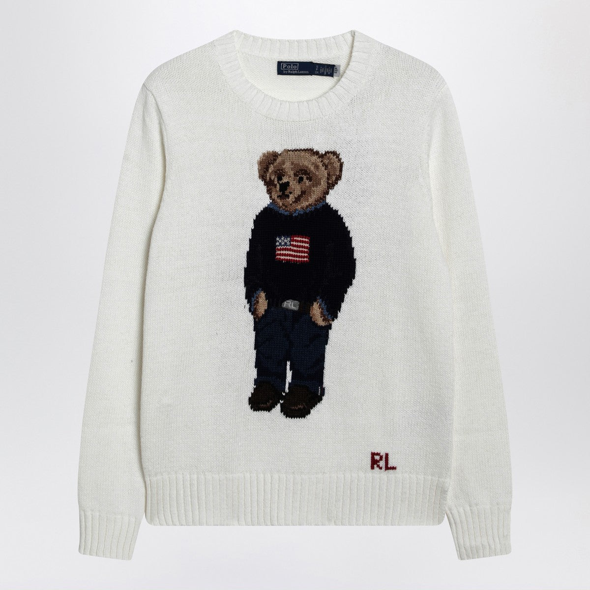 Polo Ralph Lauren Polo Ralph Lauren White Polo Bear sweater