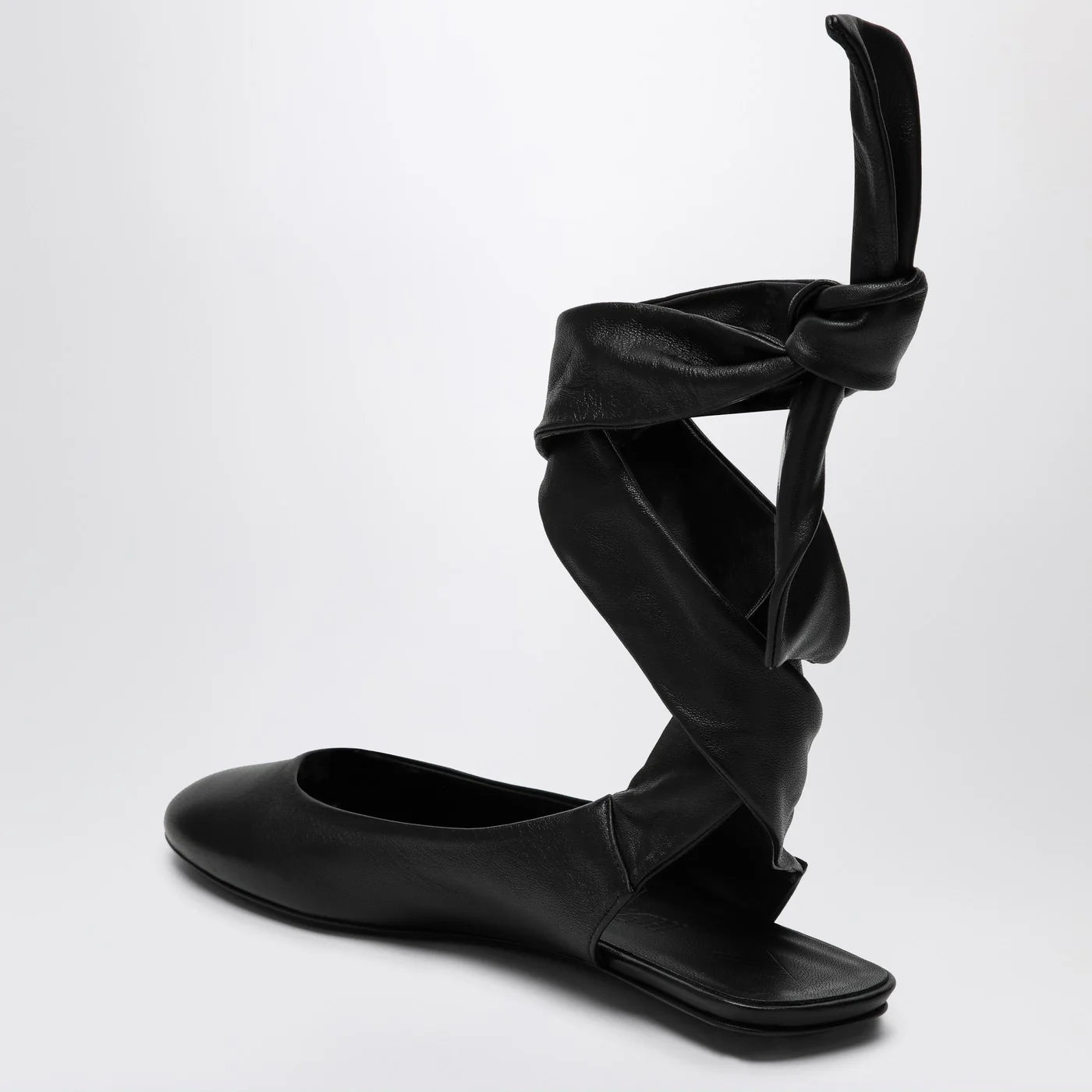 The Attico Black Cloe ballerina