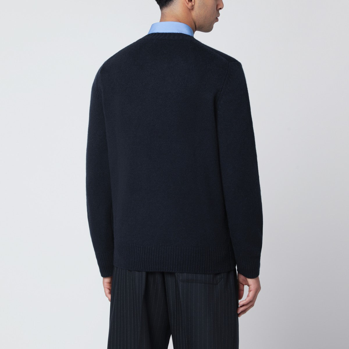 Soft Goat Soft Goat Navy blue cashmere crewneck sweater
