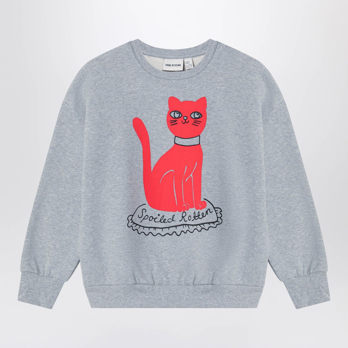 Mini Rodini Mini Rodini Grey T-shirt in organic cotton