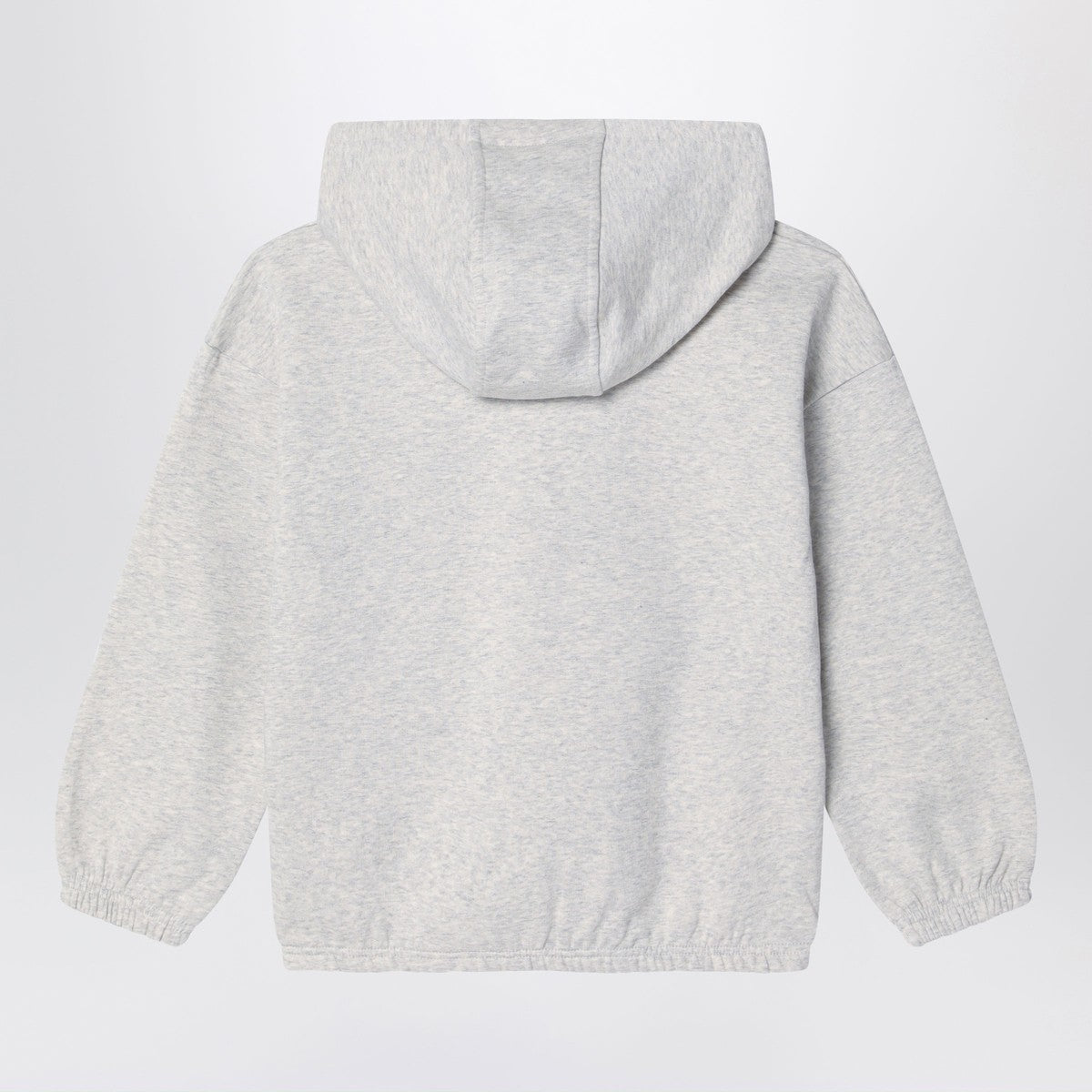 Mini Rodini Mini Rodini Grey organic cotton hoodie