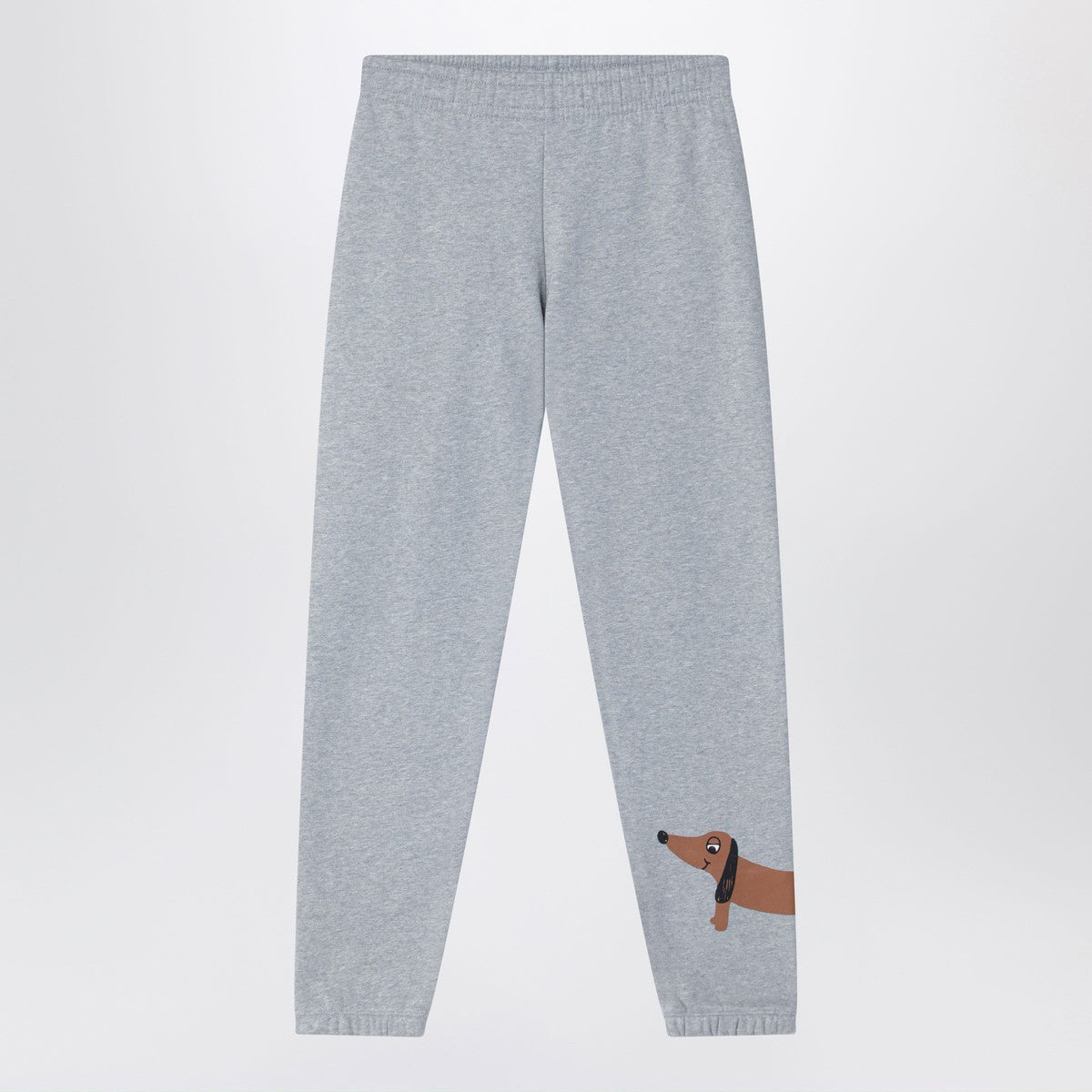 Mini Rodini Mini Rodini Grey jogging trousers in organic cotton
