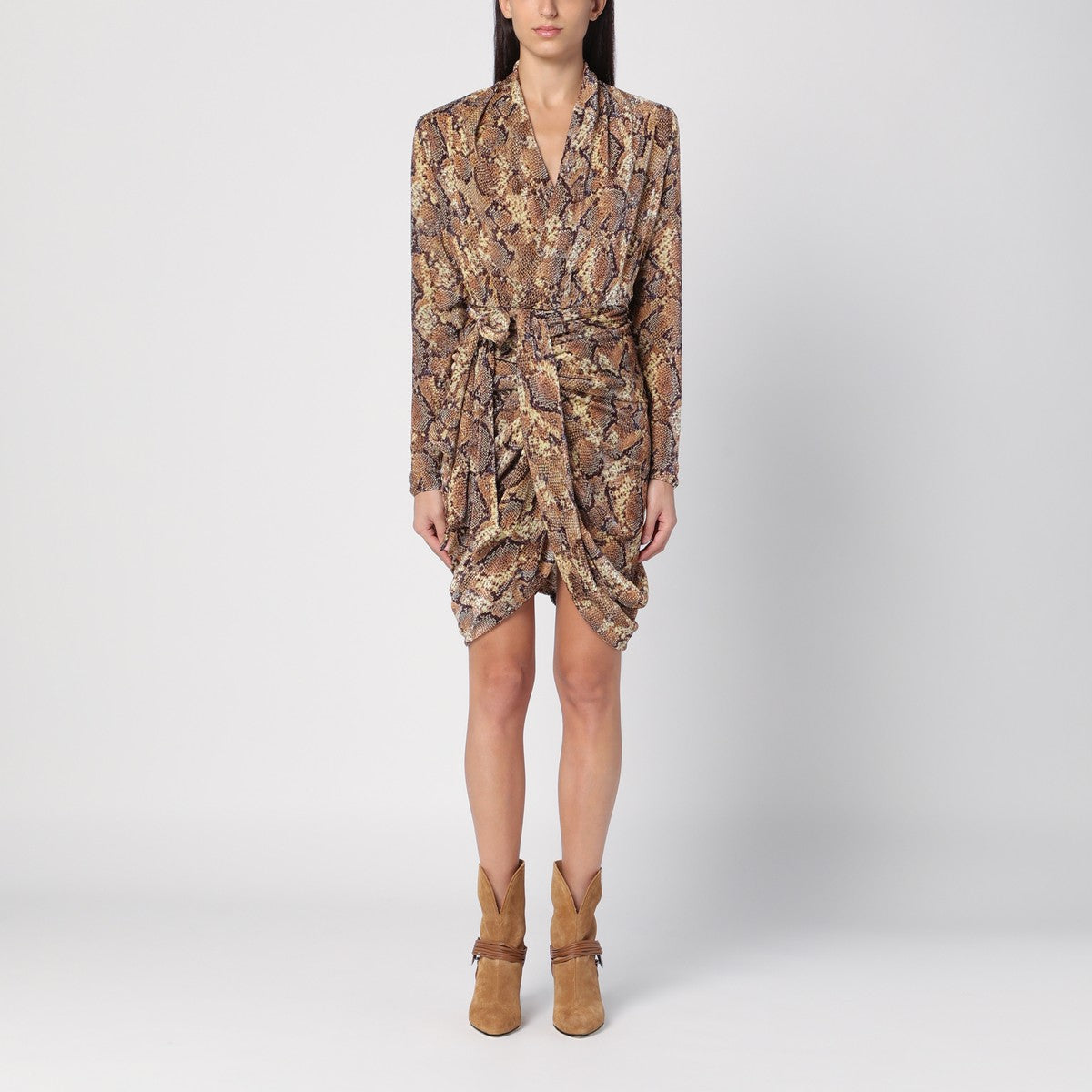 Isabel Marant ISABEL MARANT Cleora snake print dress