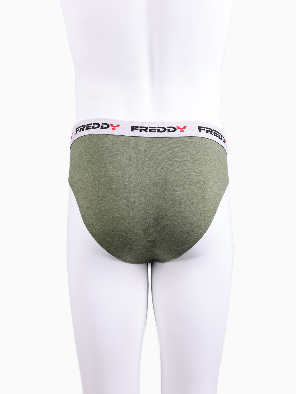 Basic Brief with Placed Print – Pesto Green