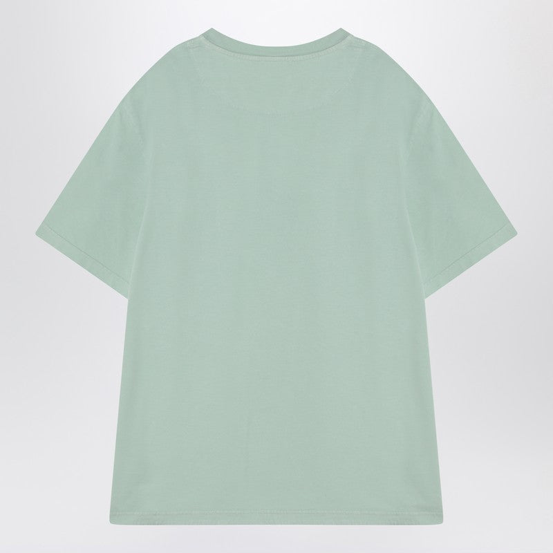 The Attico The Attico Mint green asymmetrical oversize T-shirt