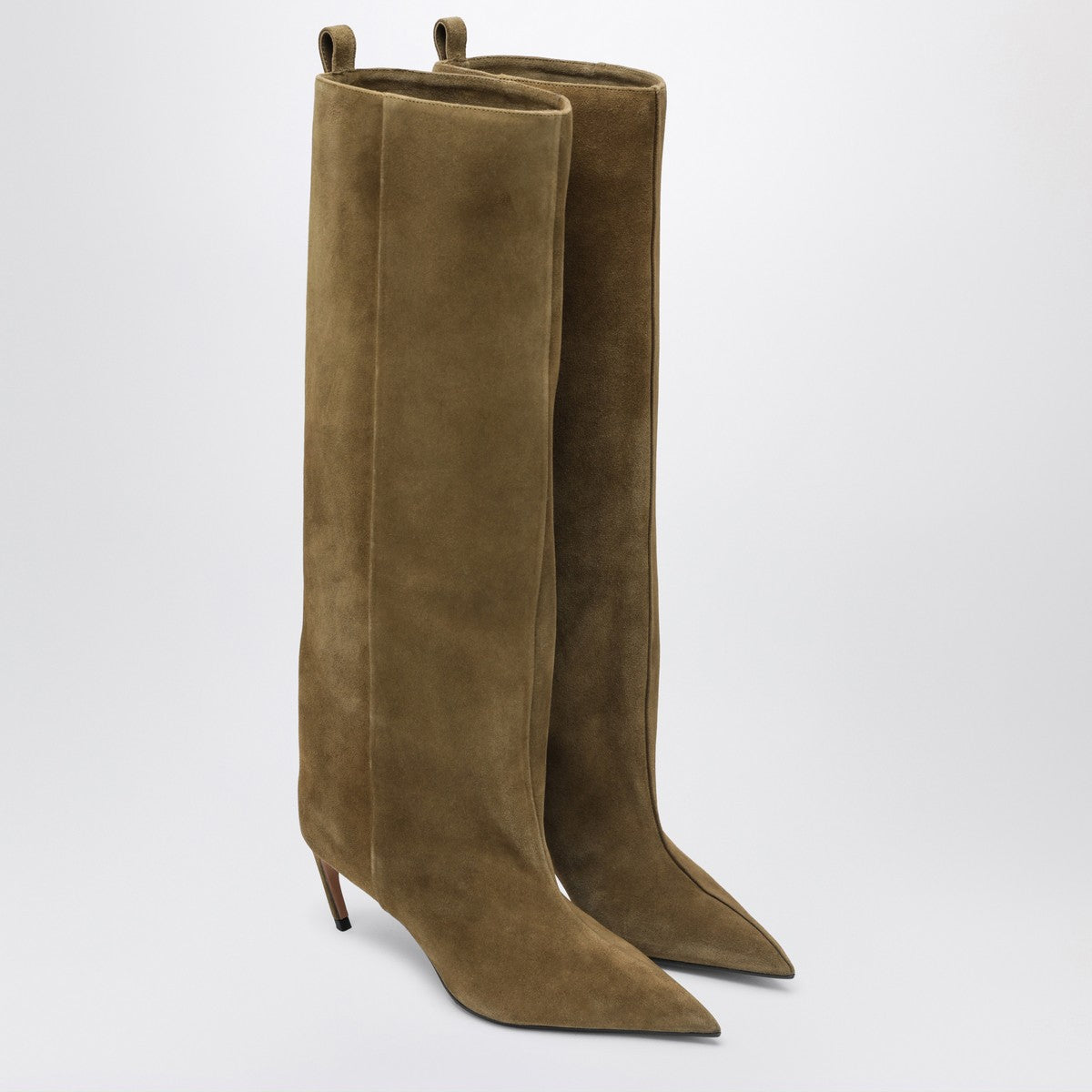 The Attico The Attico Lea Military Green high boot
