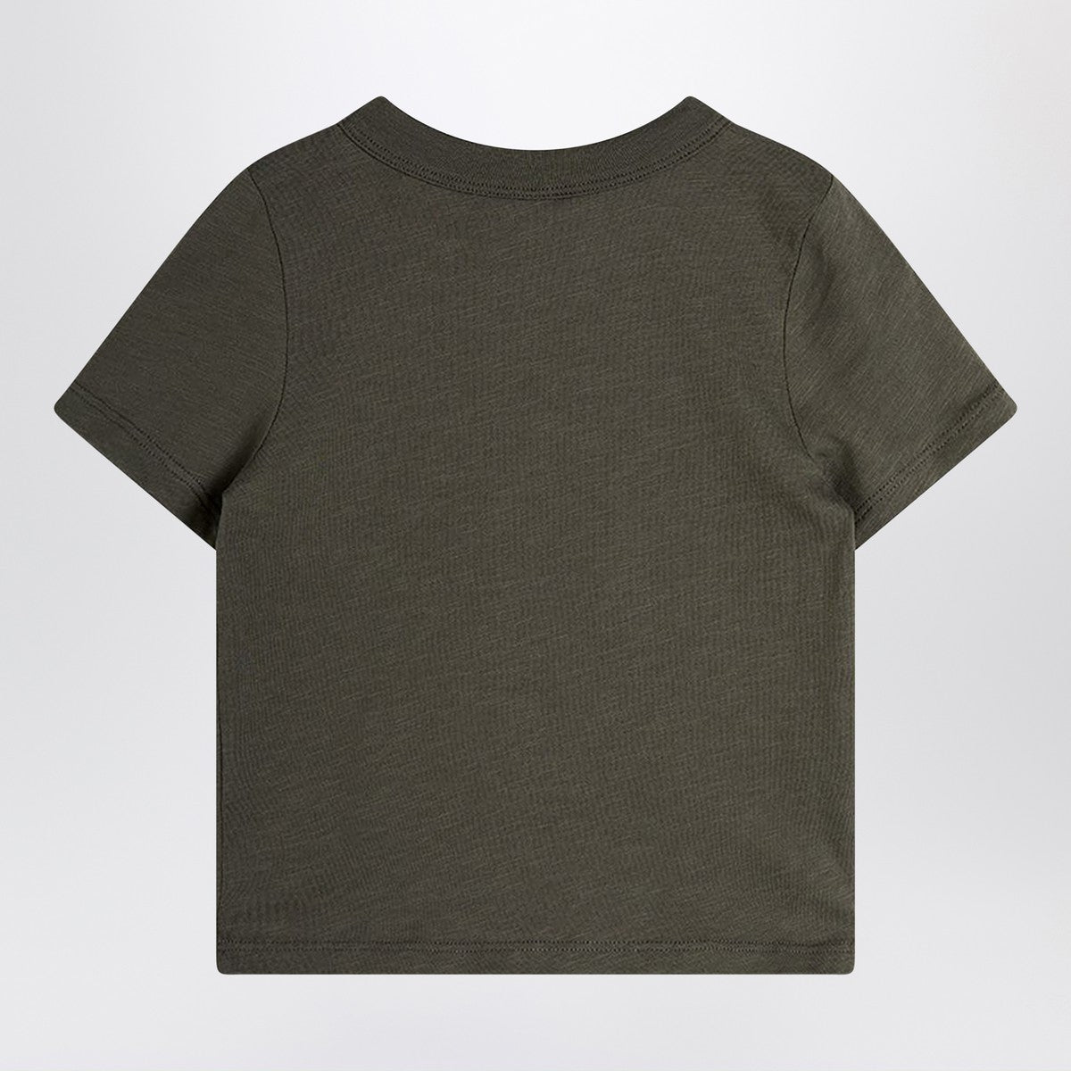 Mini Rodini Mini Rodini faded black T-shirt with seagull embroidery