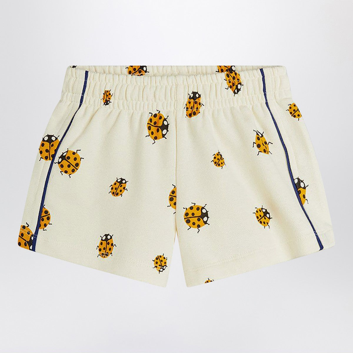Mini Rodini Mini Rodini Short white with ladybugs
