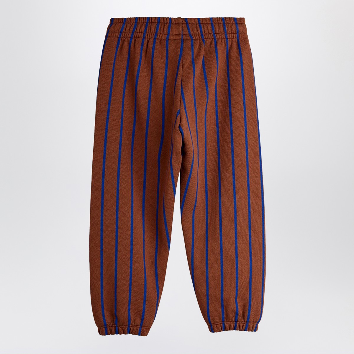 Mini Rodini Mini Rodini Brown striped jogging trousers