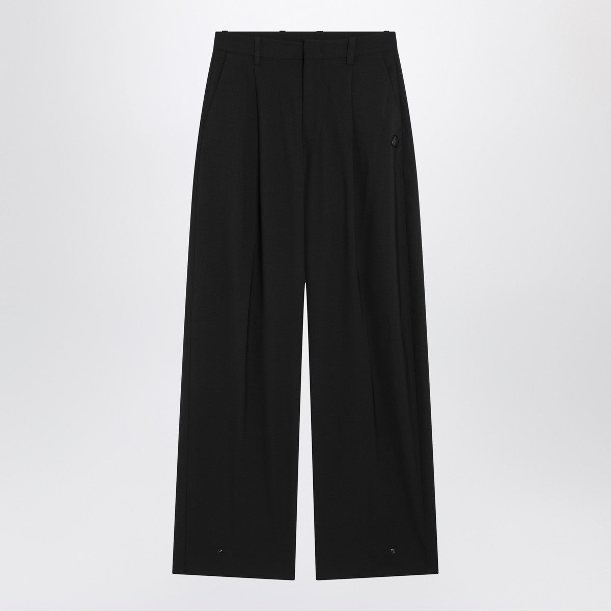 Moncler X Edward Enninful Moncler X Edward Enninful Black wool-blend trousers