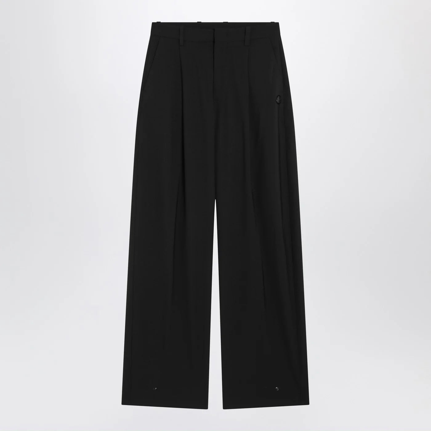 Moncler X Edward Enninful Black wool-blend trousers