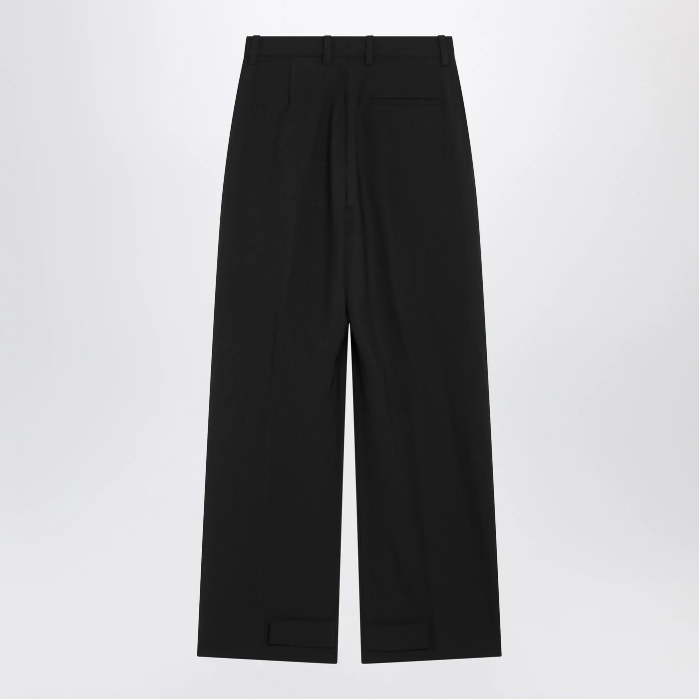 Moncler X Edward Enninful Black wool-blend trousers