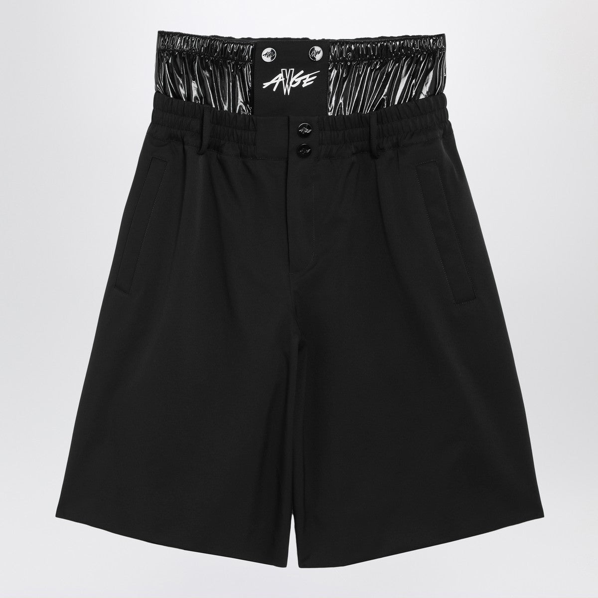 Moncler X A$AP Rocky Moncler X A$AP Rocky Black nylon blend Bermuda shorts