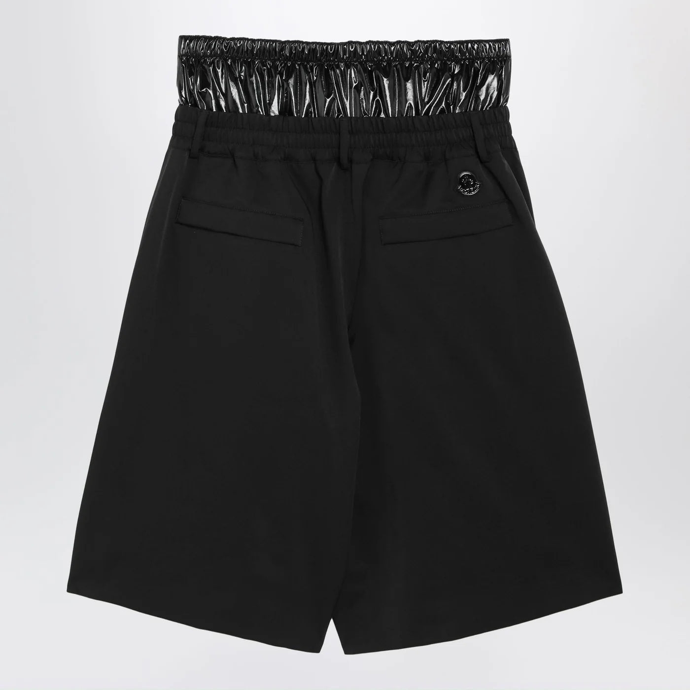 Moncler X A$AP Rocky Black nylon blend Bermuda shorts