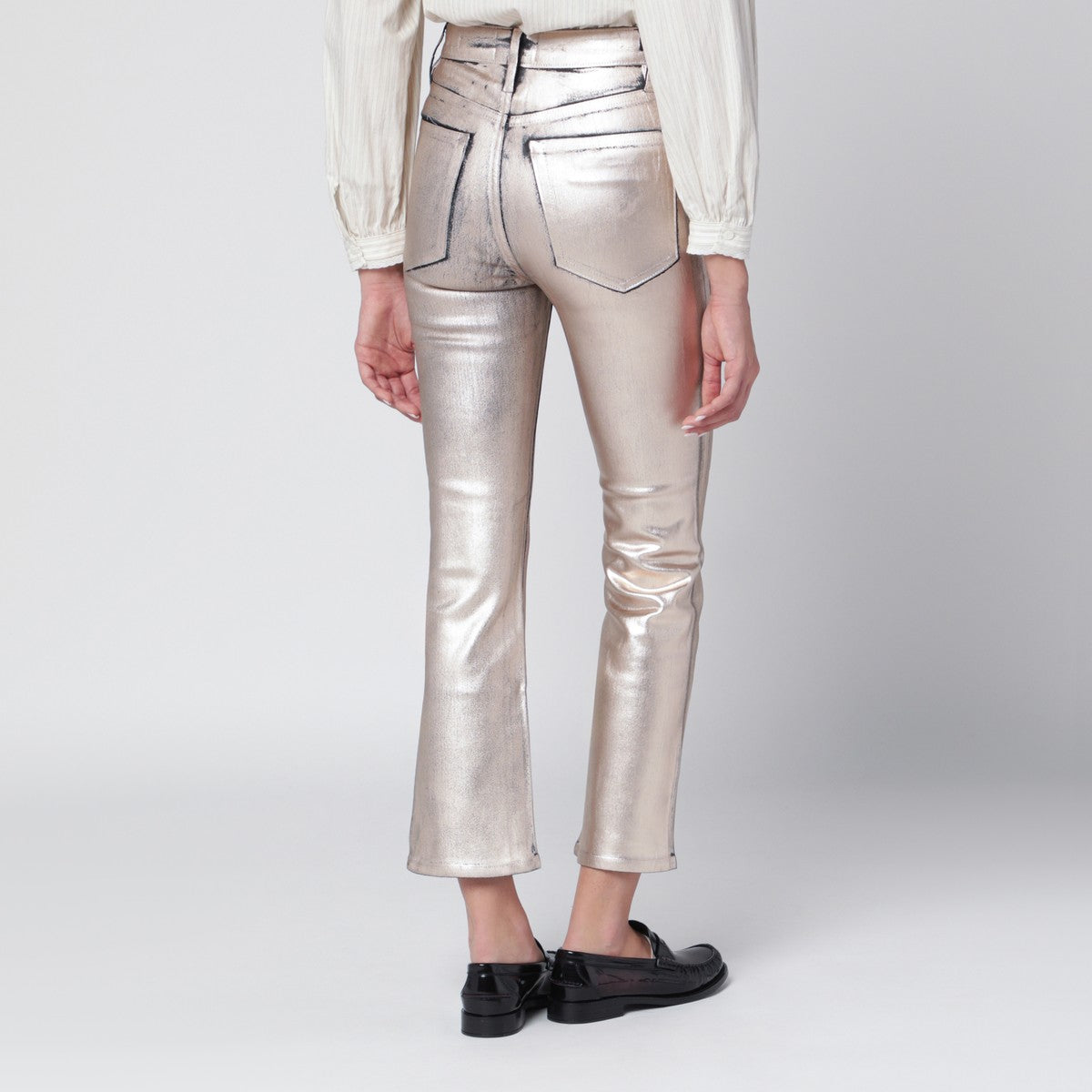 Frame Frame Champagne The Reboot cropped trousers