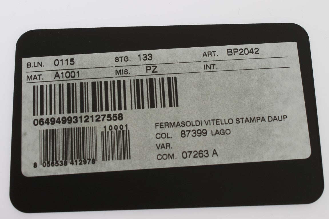 مشبك نقود مغناطيسي من الجلد الأخضر من دولتشي آند غابانا