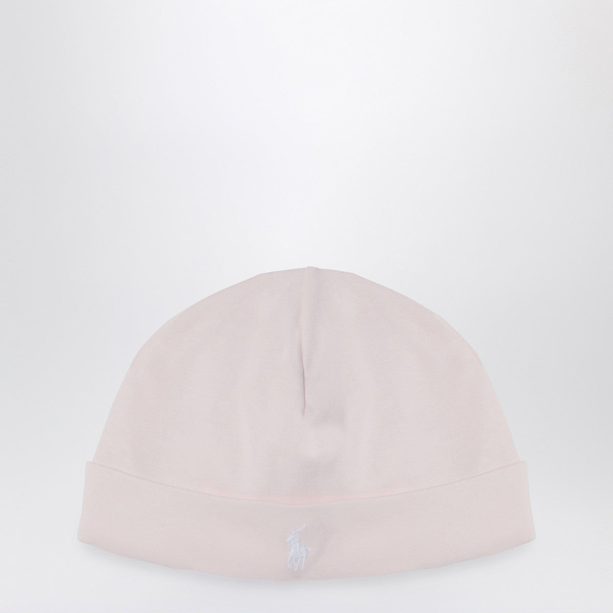 Polo Ralph Lauren Polo Ralph Lauren Light pink cotton bonnet with logo