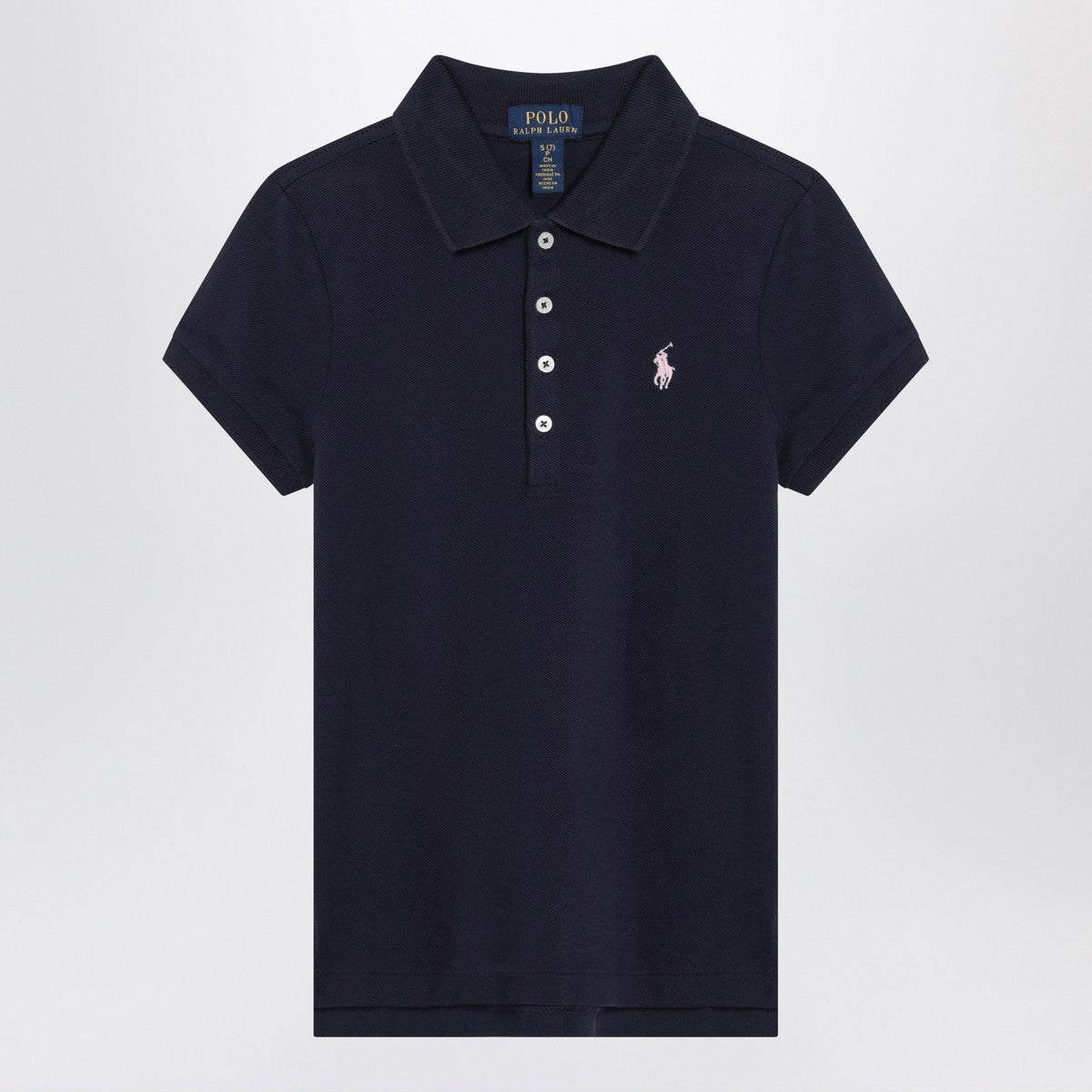 Polo Ralph Lauren Polo Ralph Lauren Navy blue cotton polo shirt with embroidered logo
