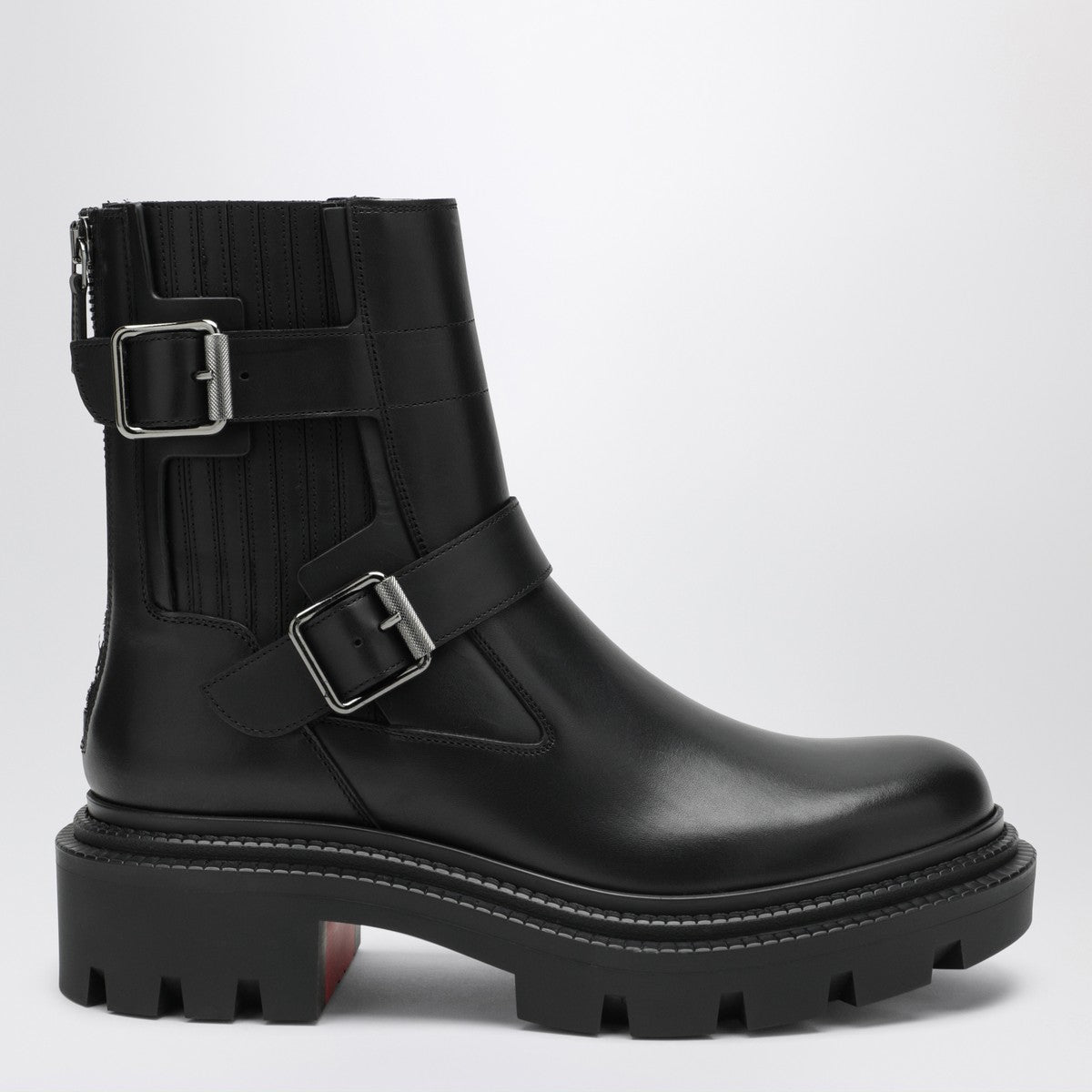 Christian Louboutin Christian Louboutin Black leather biker boots