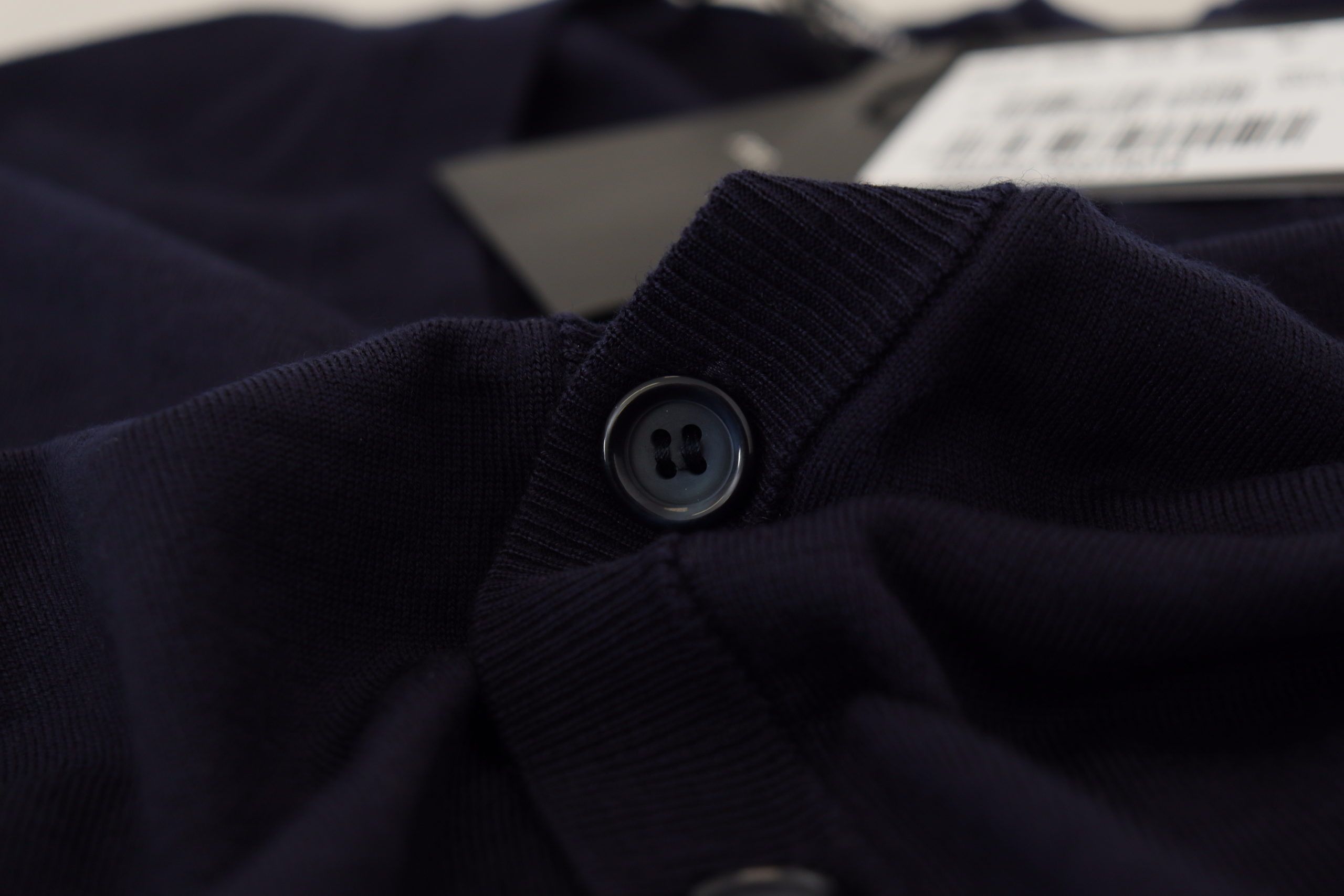 سترة صوفية من Dolce & Gabbana Blue Wool STAFF Down