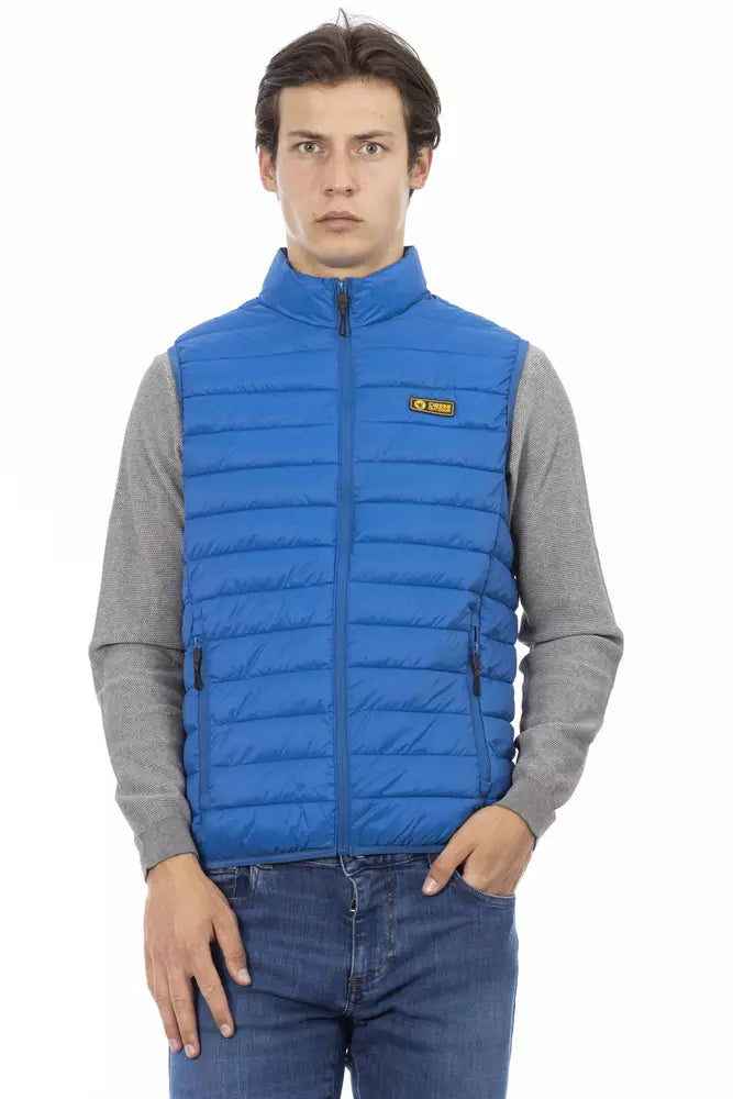 جاكيت Ciesse Outdoor رجالي من البوليستر باللون الأزرق بدون أكمام