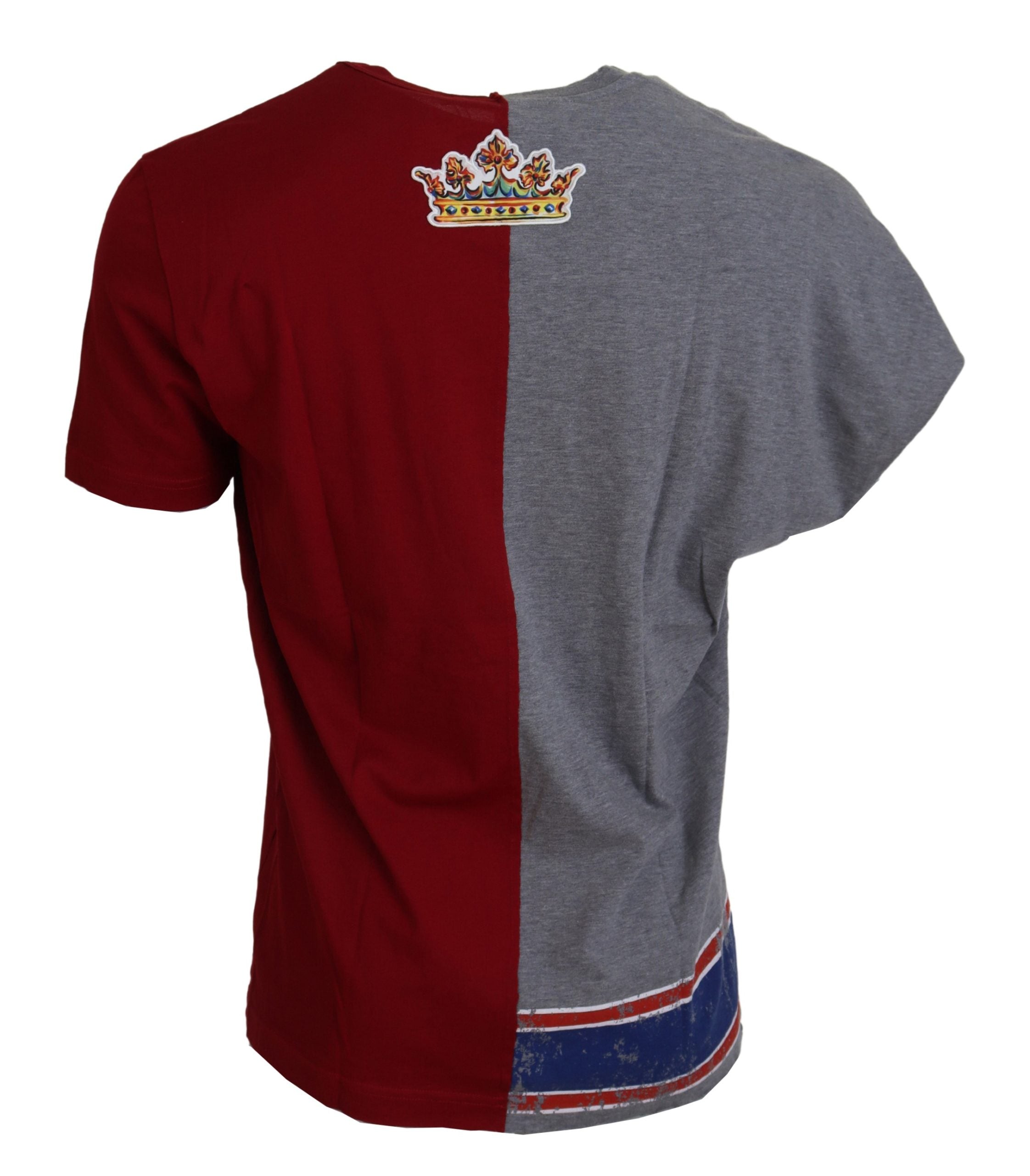 تي شيرت Dolce & Gabbana Red Gray Two Model DG Angel Crewneck
