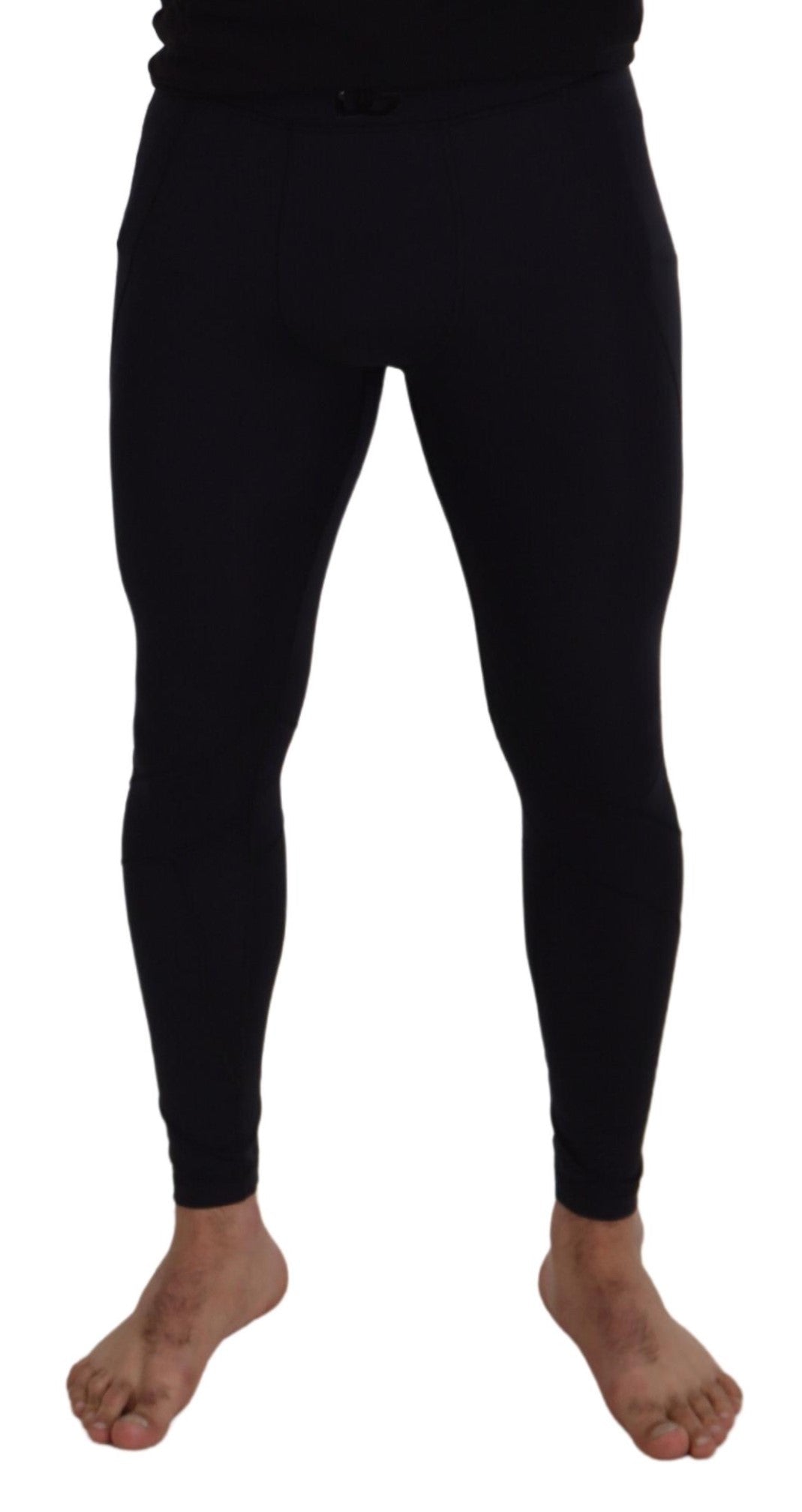بنطلون دولتشي آند غابانا أسود نايلون بقصّة Slim Fit Stretch