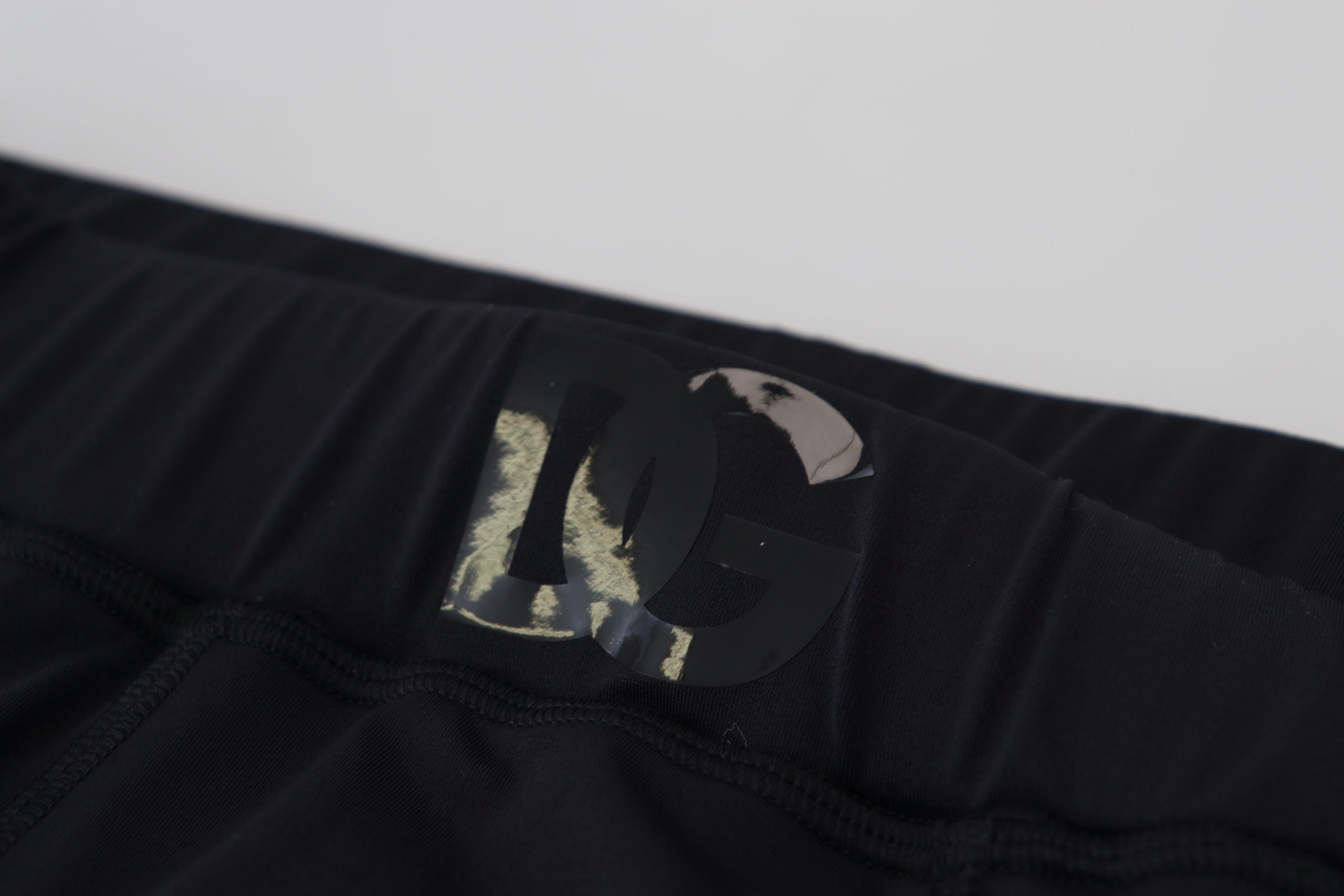 بنطلون دولتشي آند غابانا أسود نايلون بقصّة Slim Fit Stretch