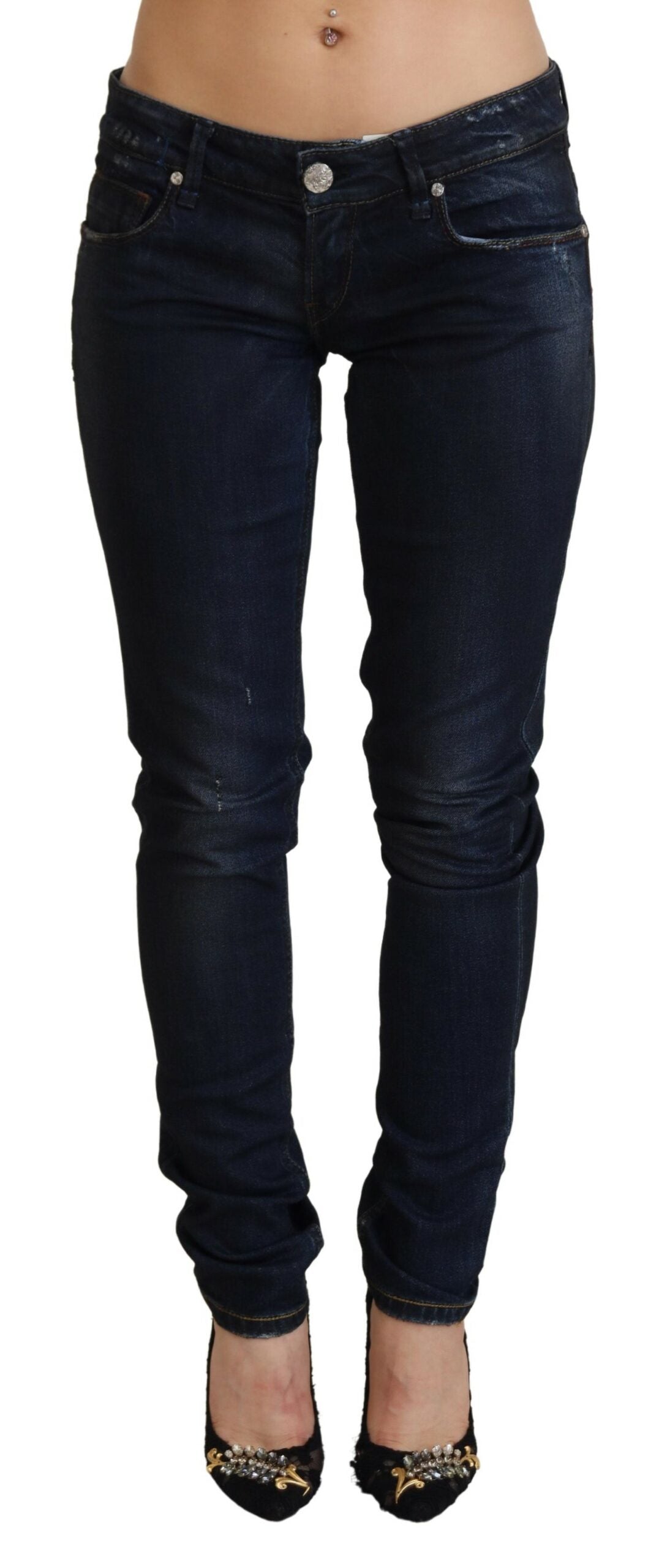 بنطلون جينز قطني أنيق بقصّة Slim Fit
