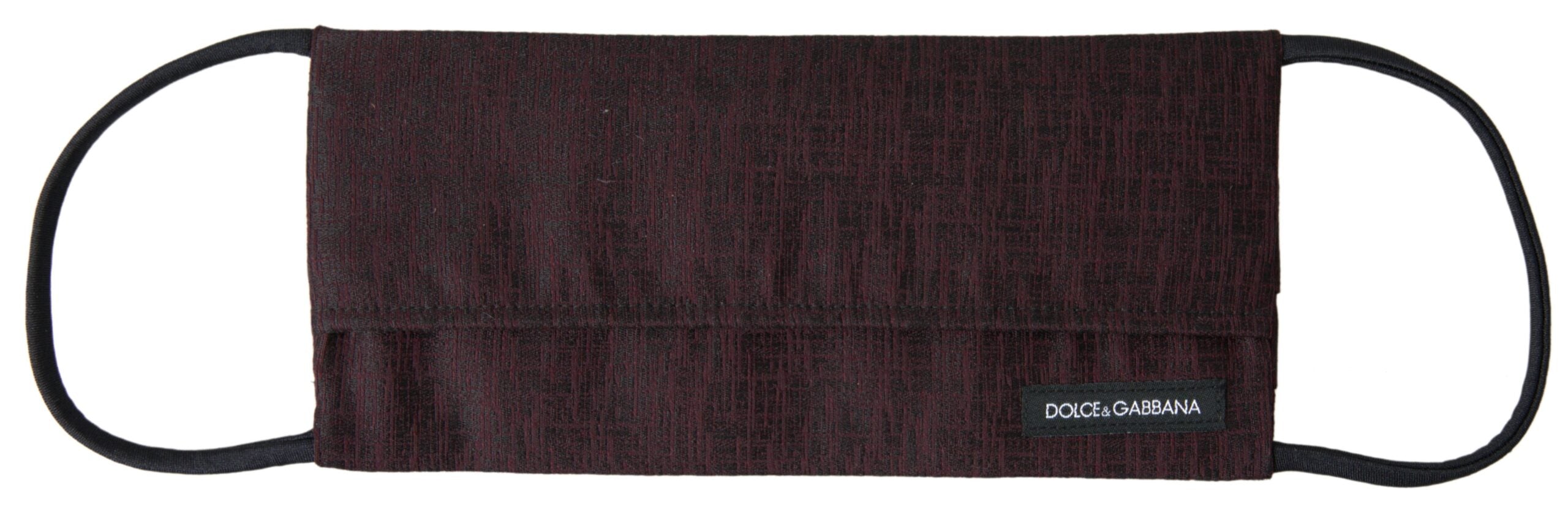 قناع وجه دولتشي آند غابانا كستنائي اللون مع رباط أذن مطاطي