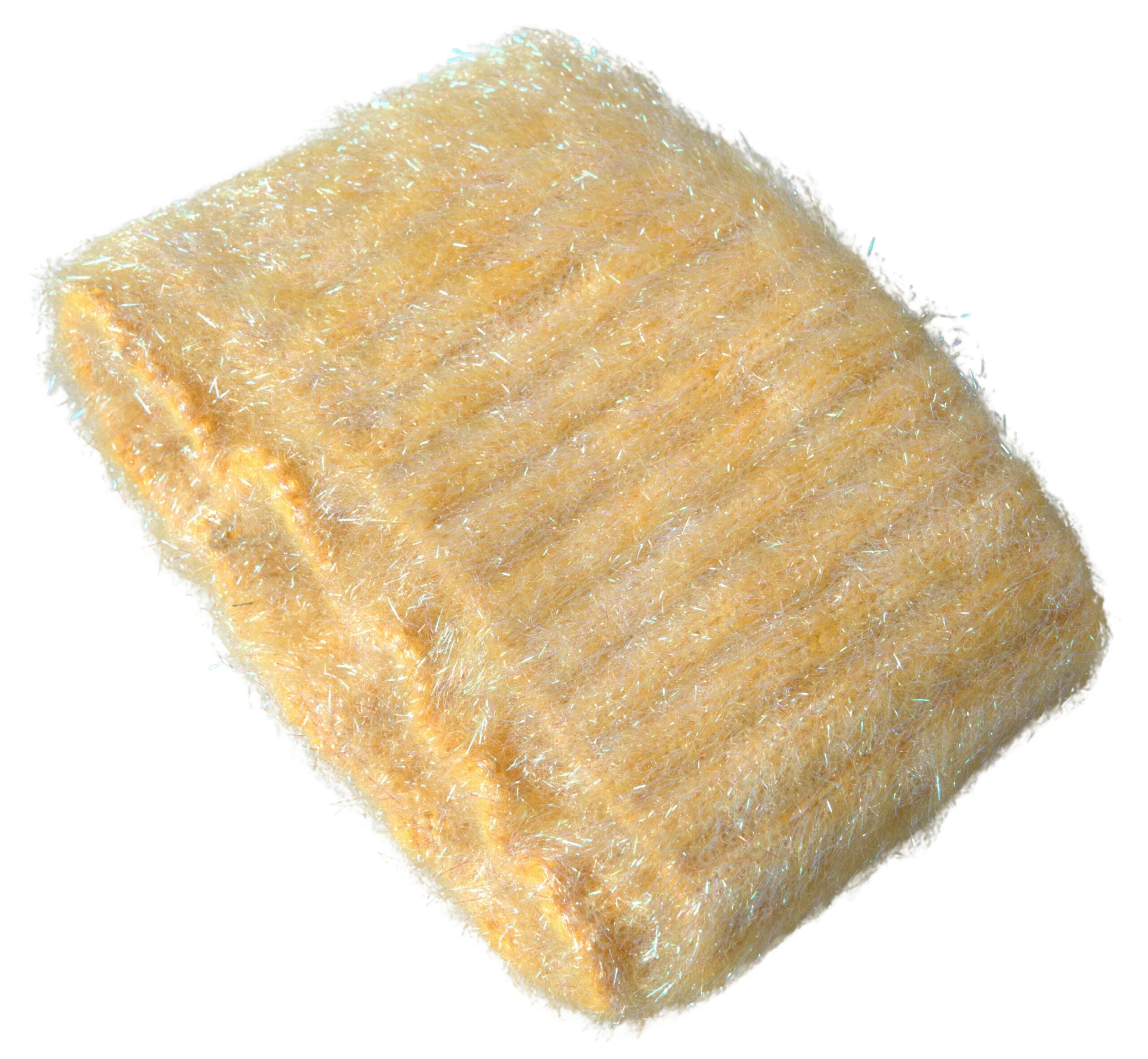 وشاح دولتشي آند غابانا الأصفر المصنوع من ألياف البوليستر والموهير