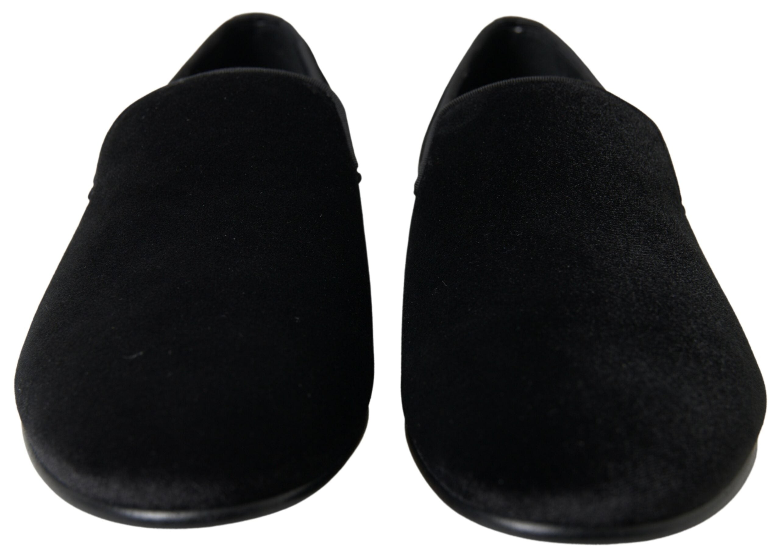 حذاء رسمي من دولتشي آند غابانا، مخملي أسود