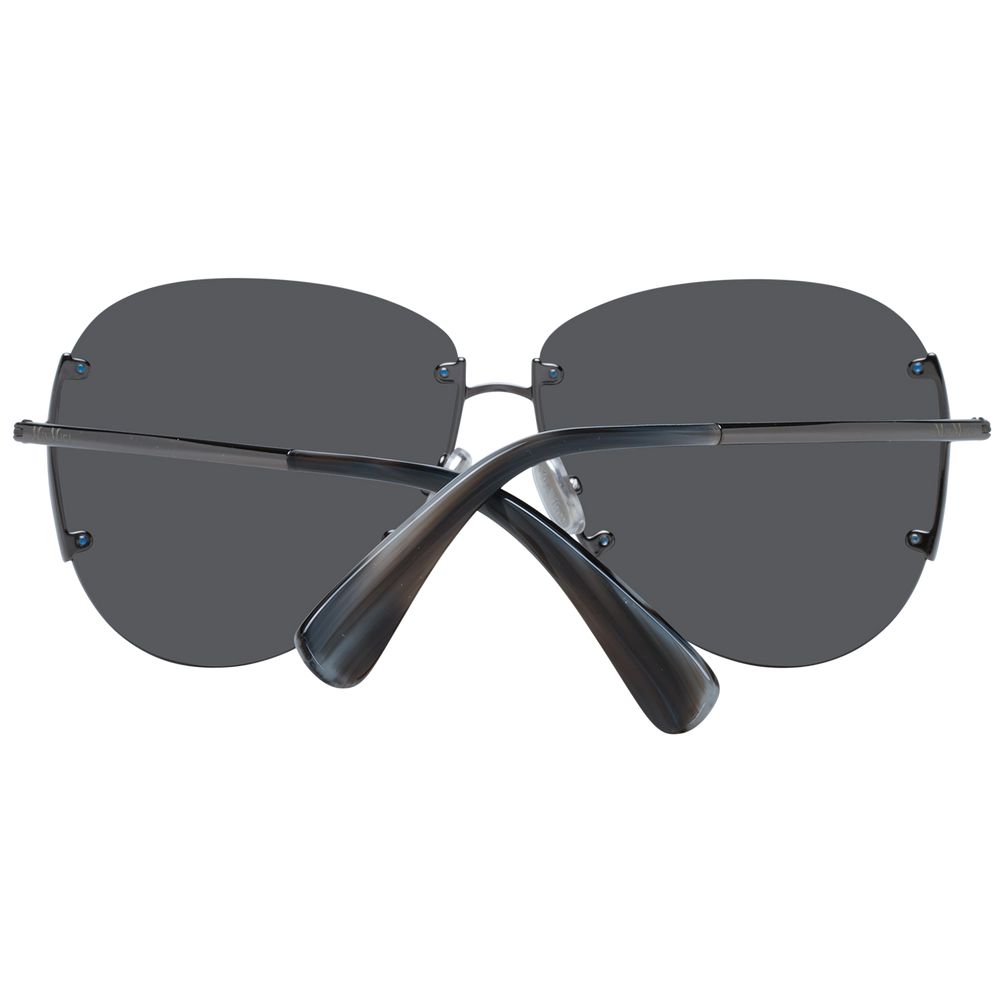 Max Mara Gray Metal Sunglasses - Luxe Marca