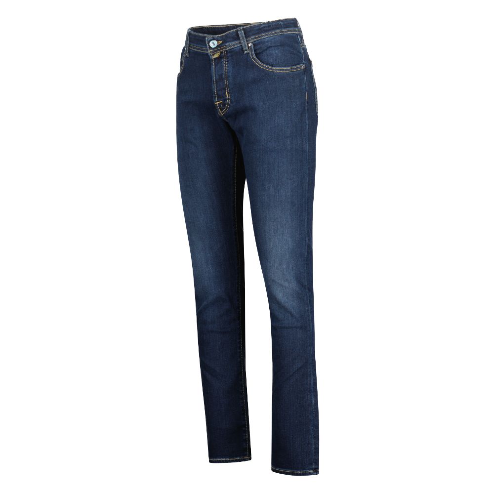 بنطال جينز أزرق داكن أنيق بقصّة Slim Fit