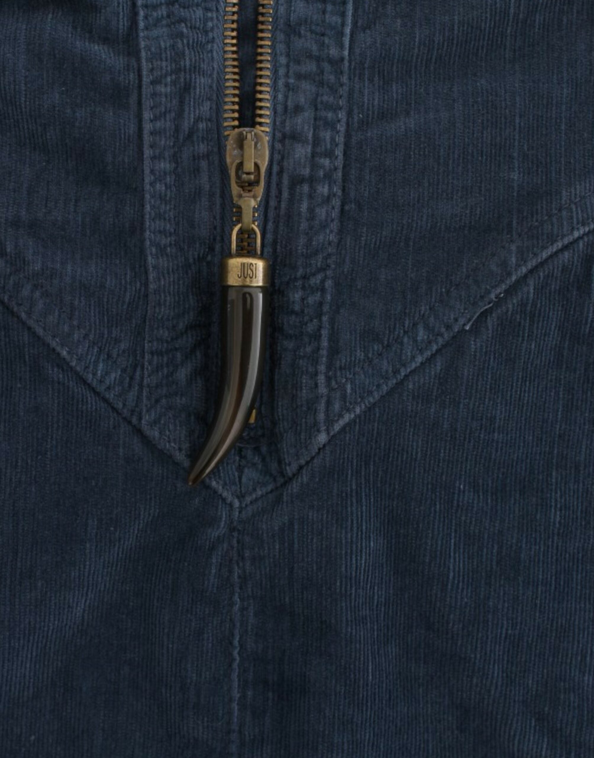 تنورة قلم رصاص من قماش مخملي أزرق من كافالي