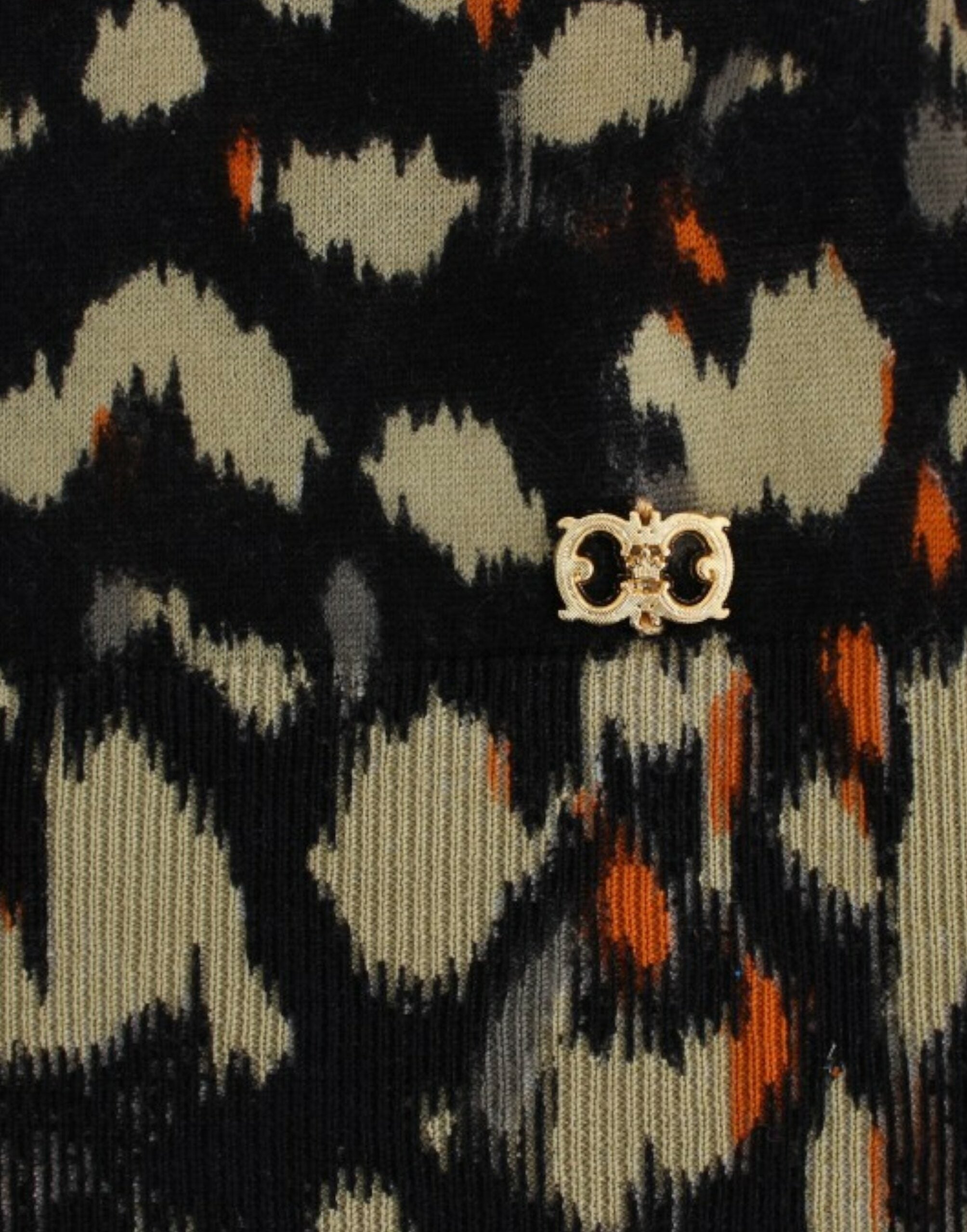 سترة صوفية متعددة الألوان بفتحة رقبة على شكل حرف V من كافالي