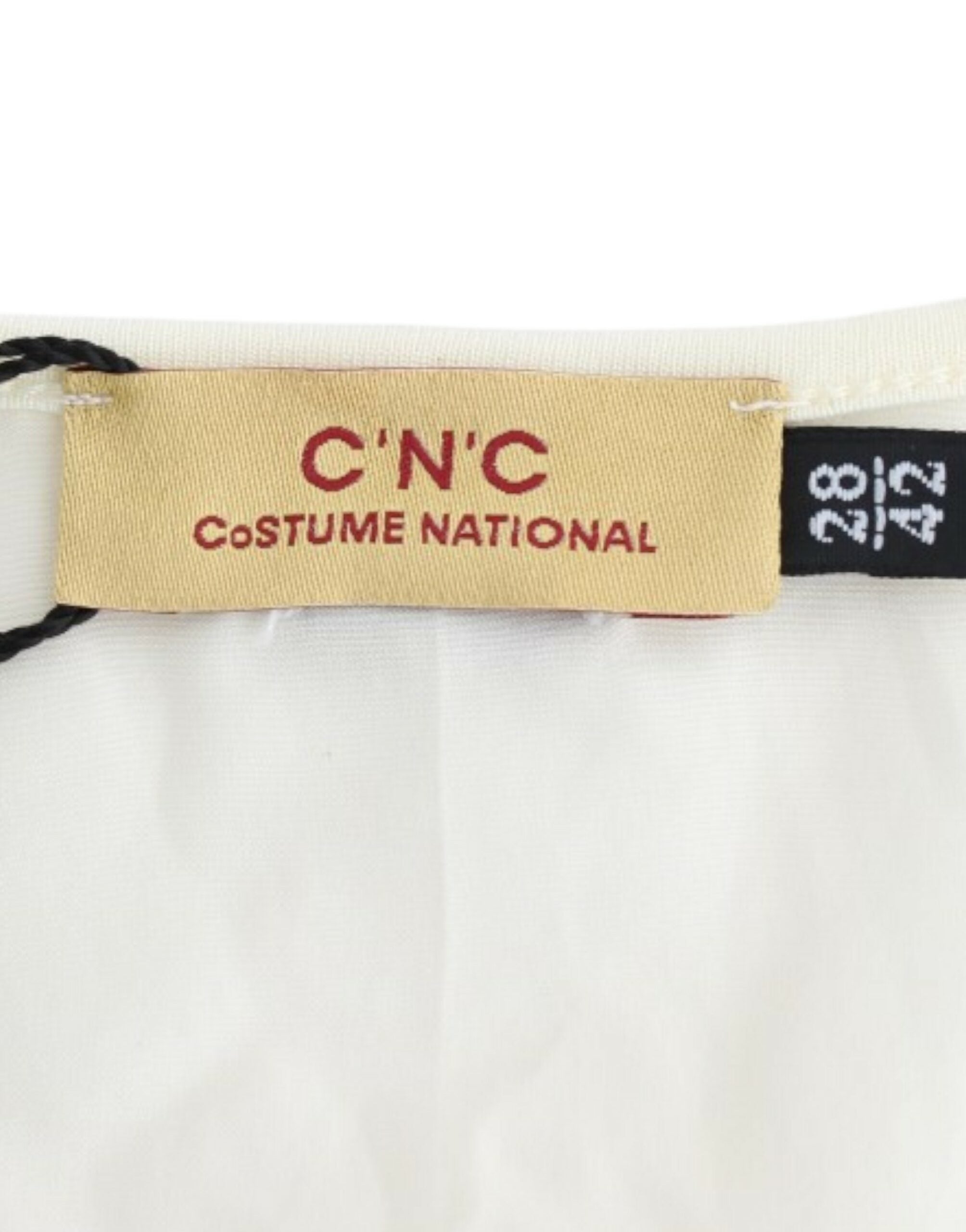 فستان أنبوبي من مودال أبيض وطني من كوستيوم