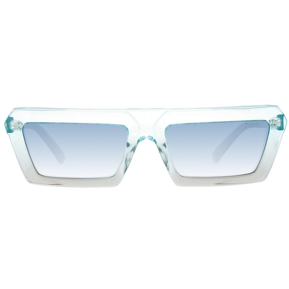 Emilio Pucci Turquoise Plastic Sunglasses - Luxe Marca