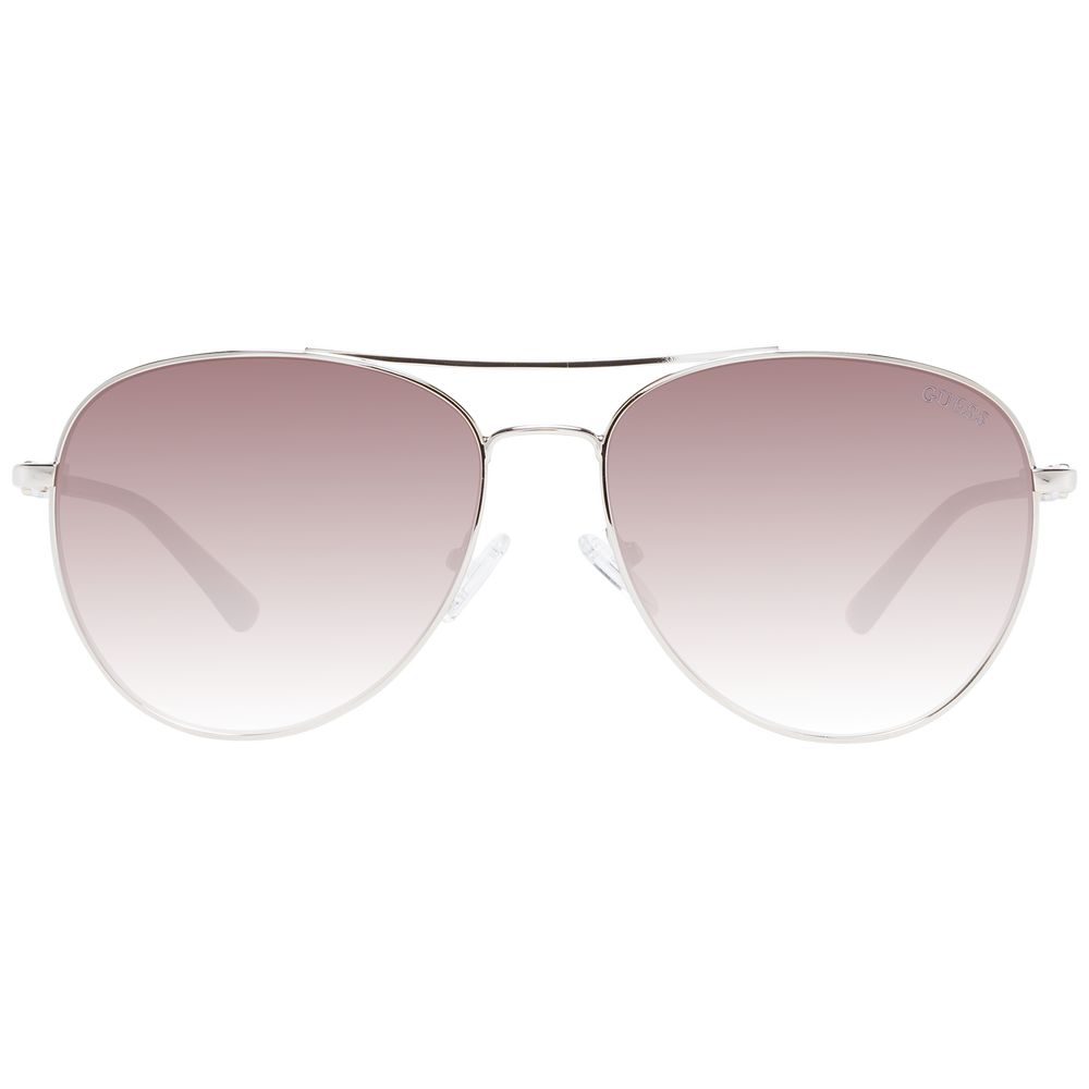 نظارة شمسية نسائية فضية من Guess