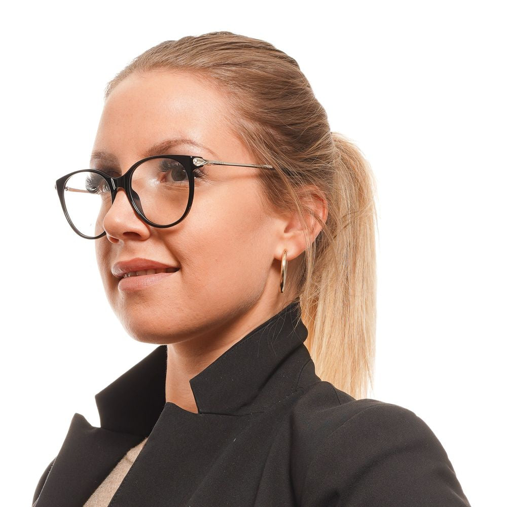 إطار نظارات نسائية أسود من سواروفسكي