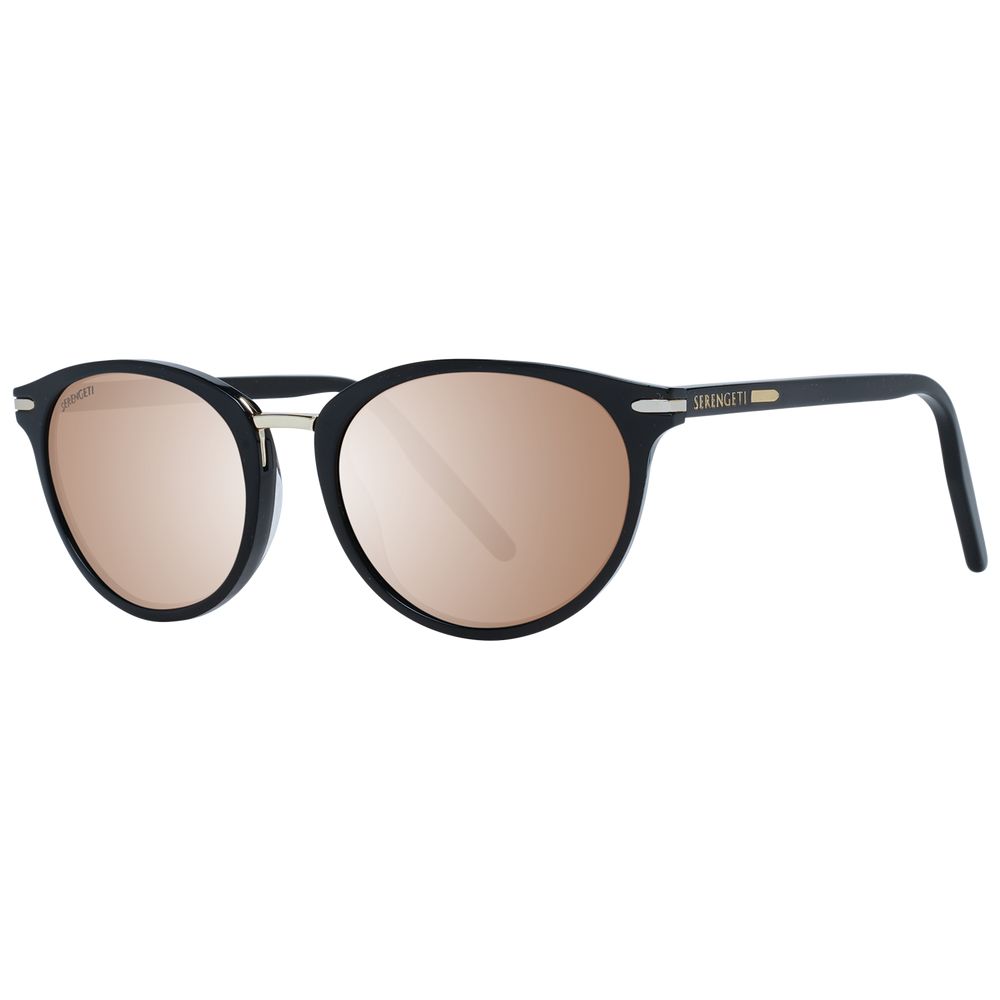 Serengeti Black Acetate & Metal Sunglasses - Luxe Marca