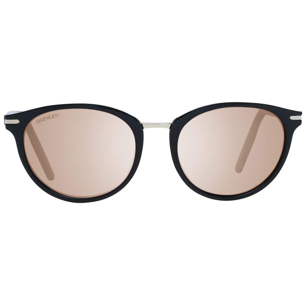 Serengeti Black Acetate & Metal Sunglasses - Luxe Marca