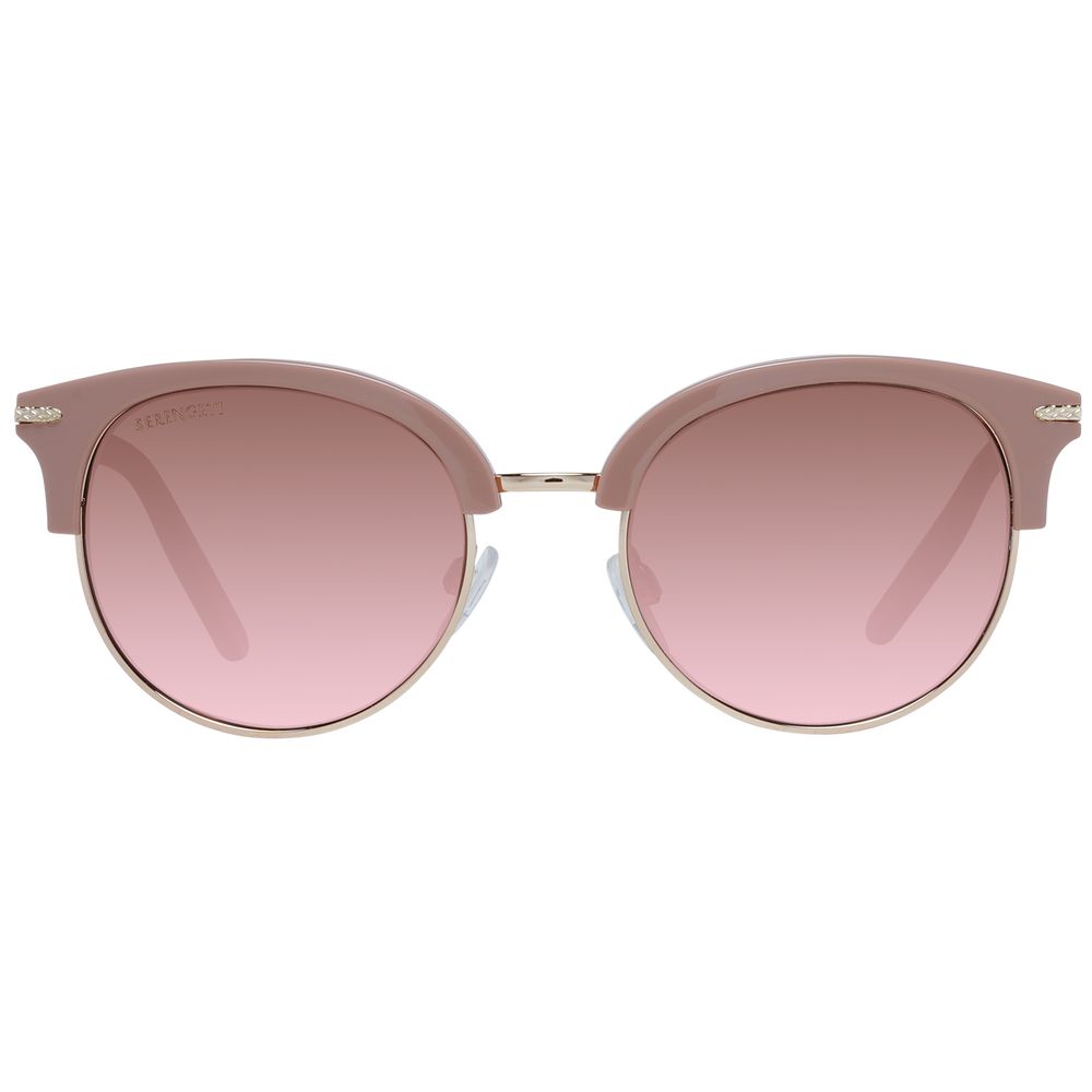 Serengeti Pink Acetate & Metal Sunglasses - Luxe Marca